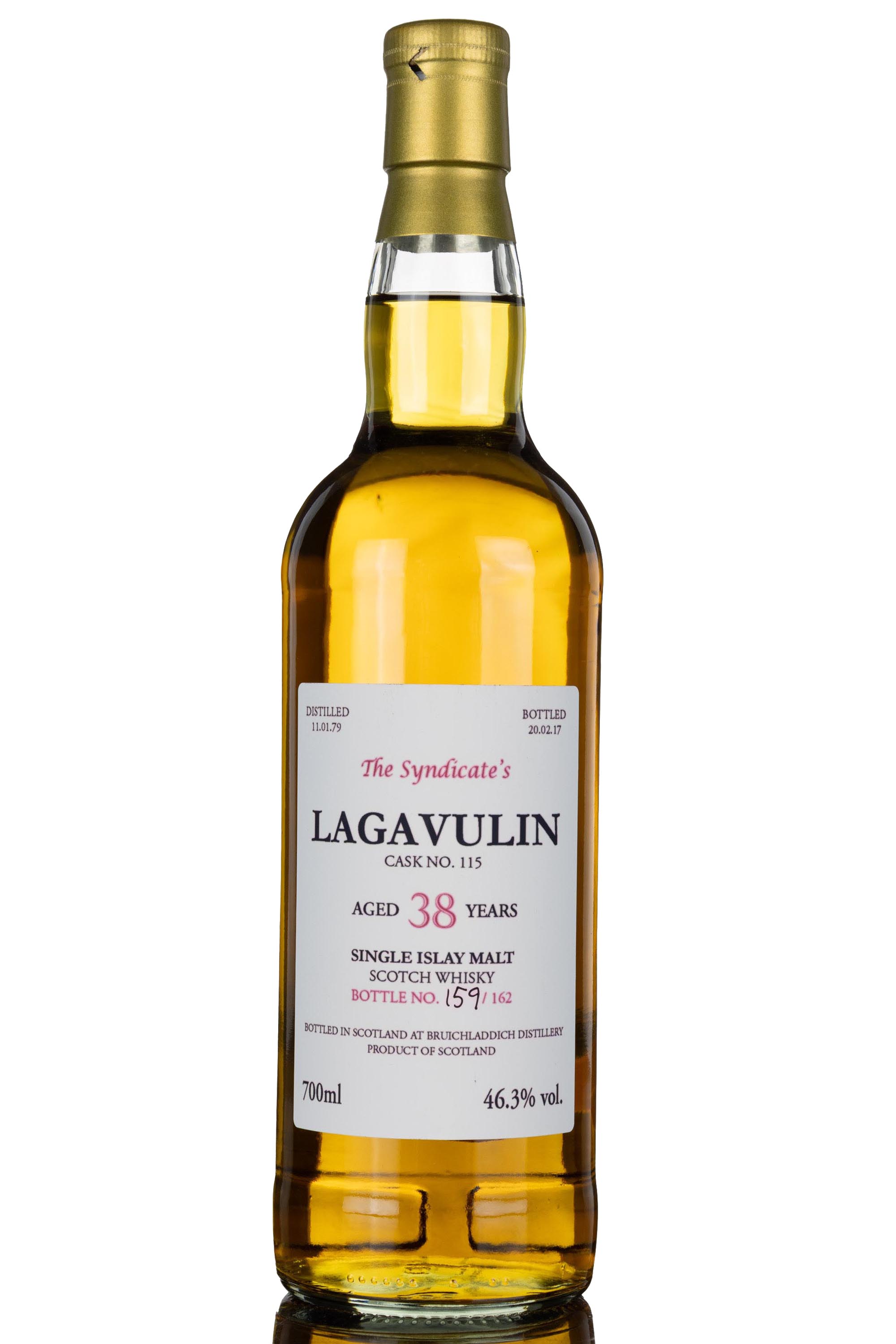 Lagavulin 1979-2017 - 38 Year Old - The Syndicates - Single Cask 115