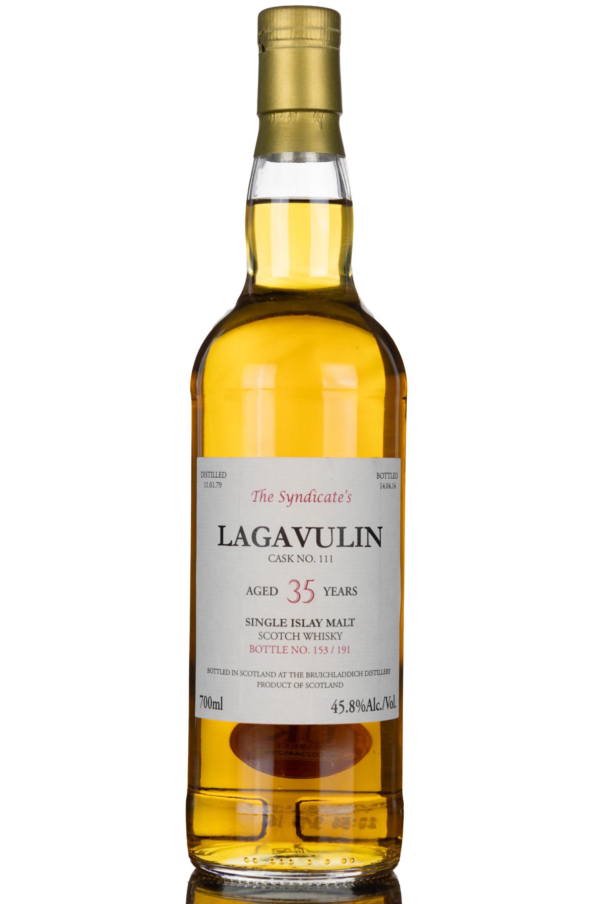 Lagavulin 1979-2014 - 35 Year Old - The Syndicates - Single Cask 111