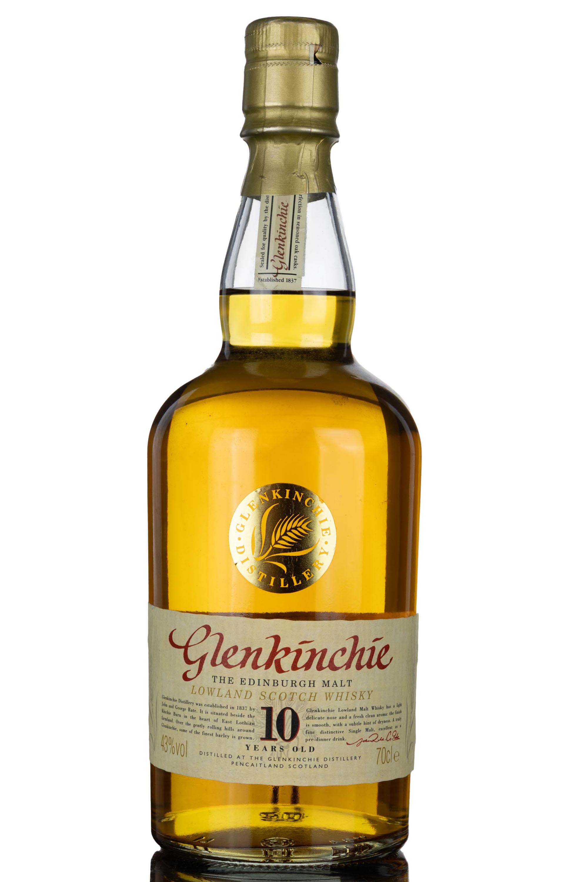 Glenkinchie 10 Year Old - Early 2000s