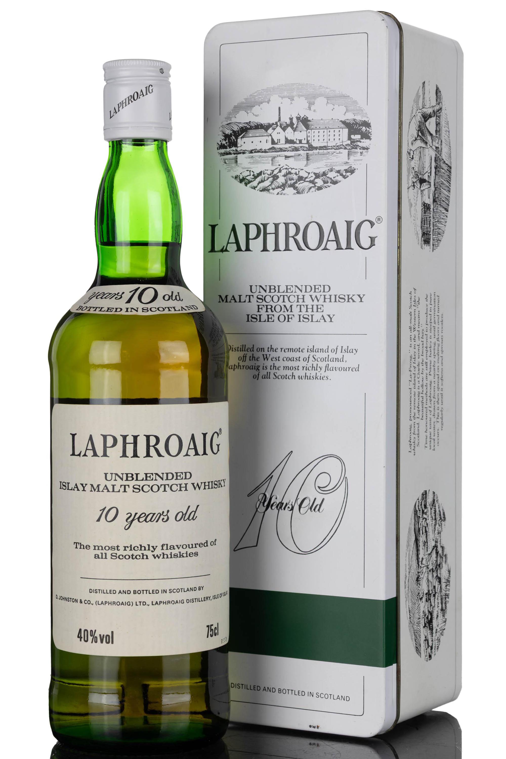 Laphroaig 10 Year Old - Unblended - 1986 Release