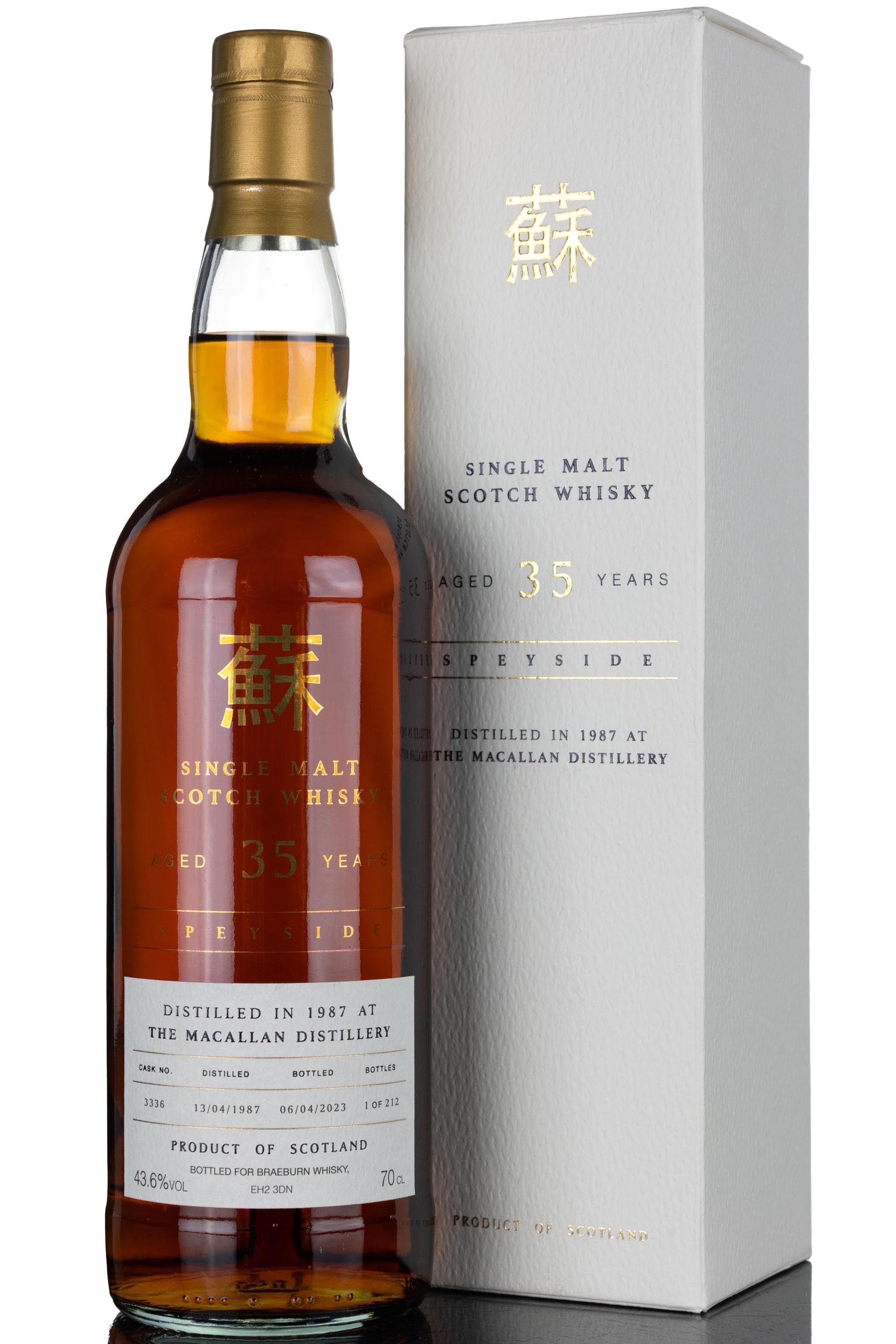 Macallan 1987-2023 - 35 Year Old - Private Bottling - Single Cask 3336
