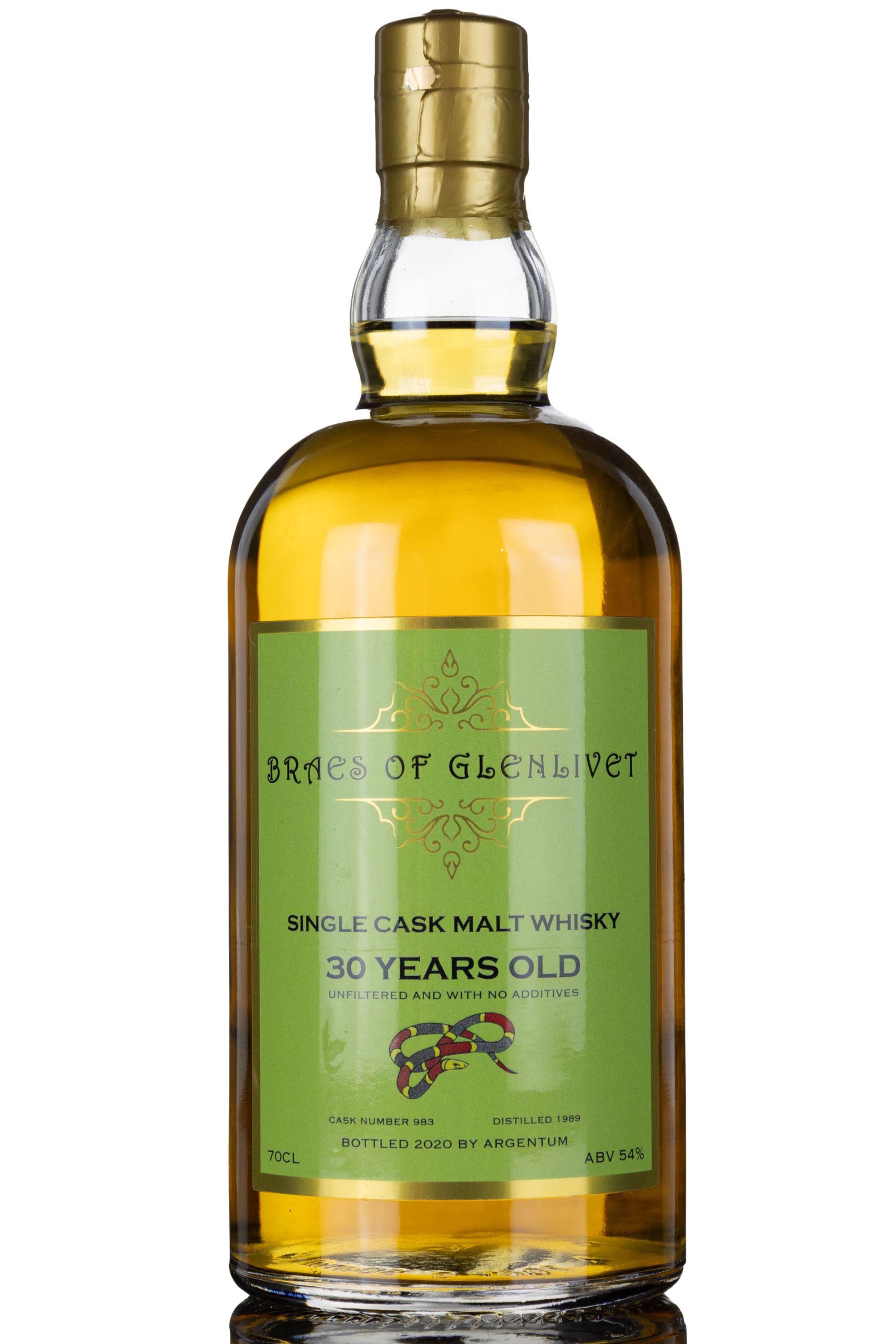 Braes Of Glenlivet 1989-2020 - 30 Year Old - Single Cask 983