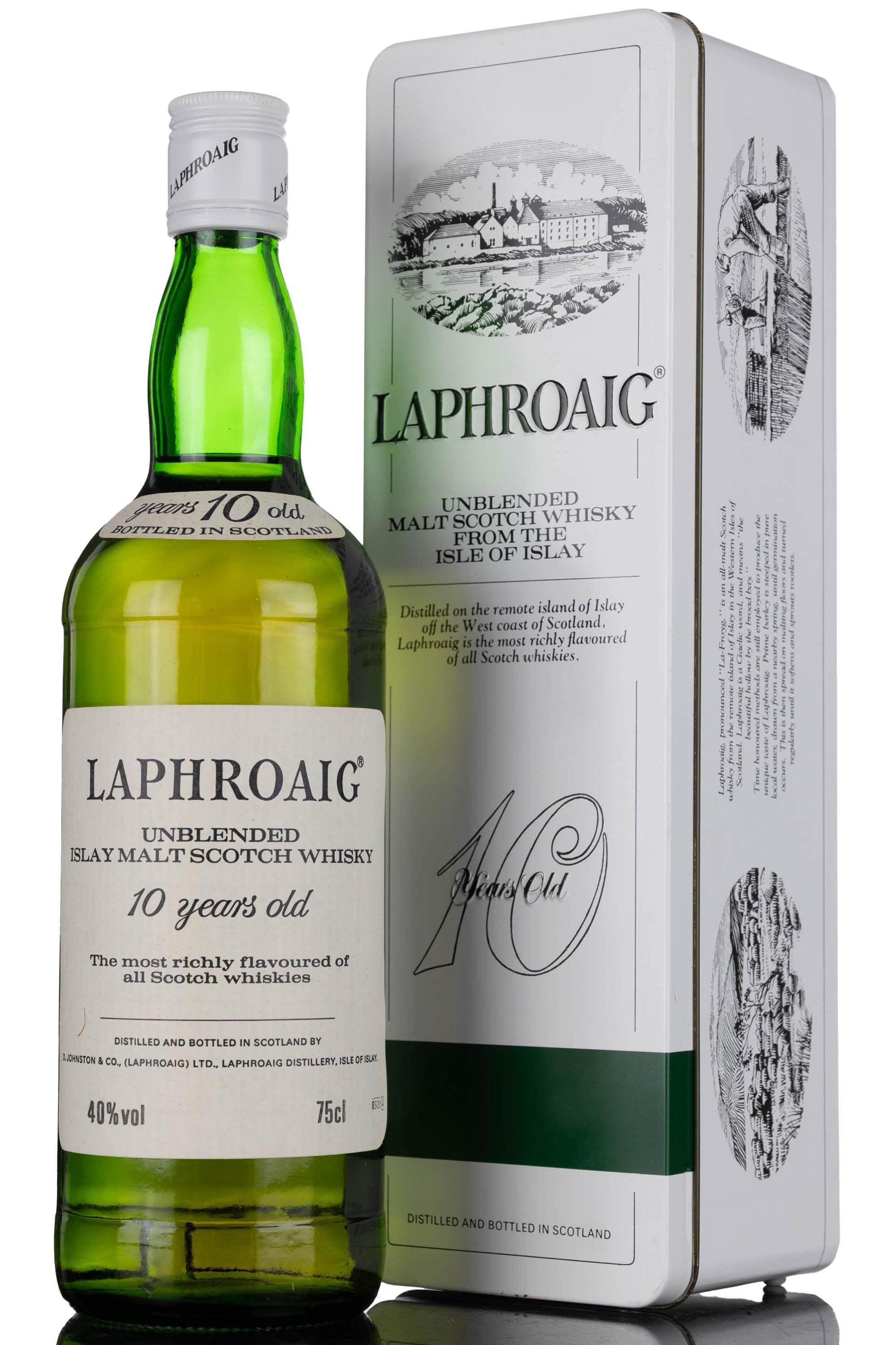 Laphroaig 10 Year Old - Unblended - 1985 Release