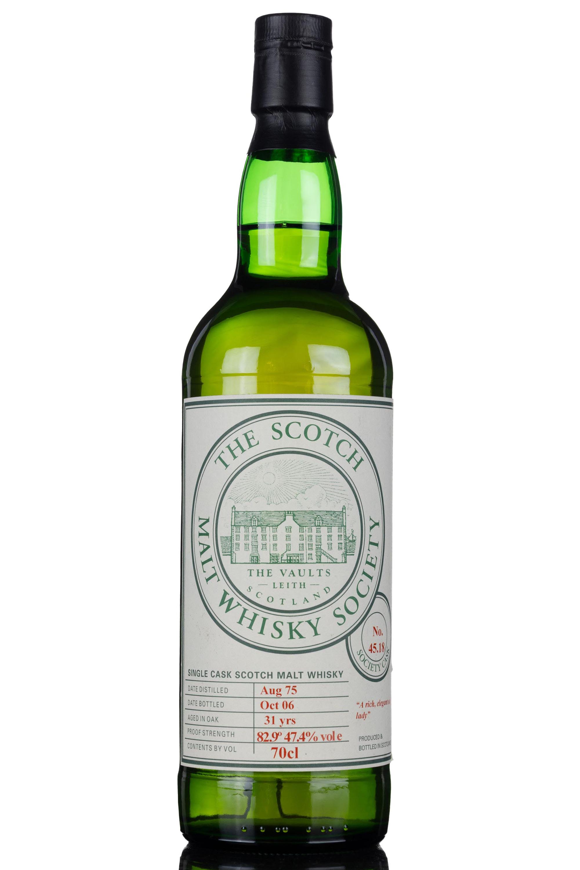 Dallas Dhu 1975-2006 - 31 Year Old - SMWS 45.18 - A Rich, Elegant Old Lady