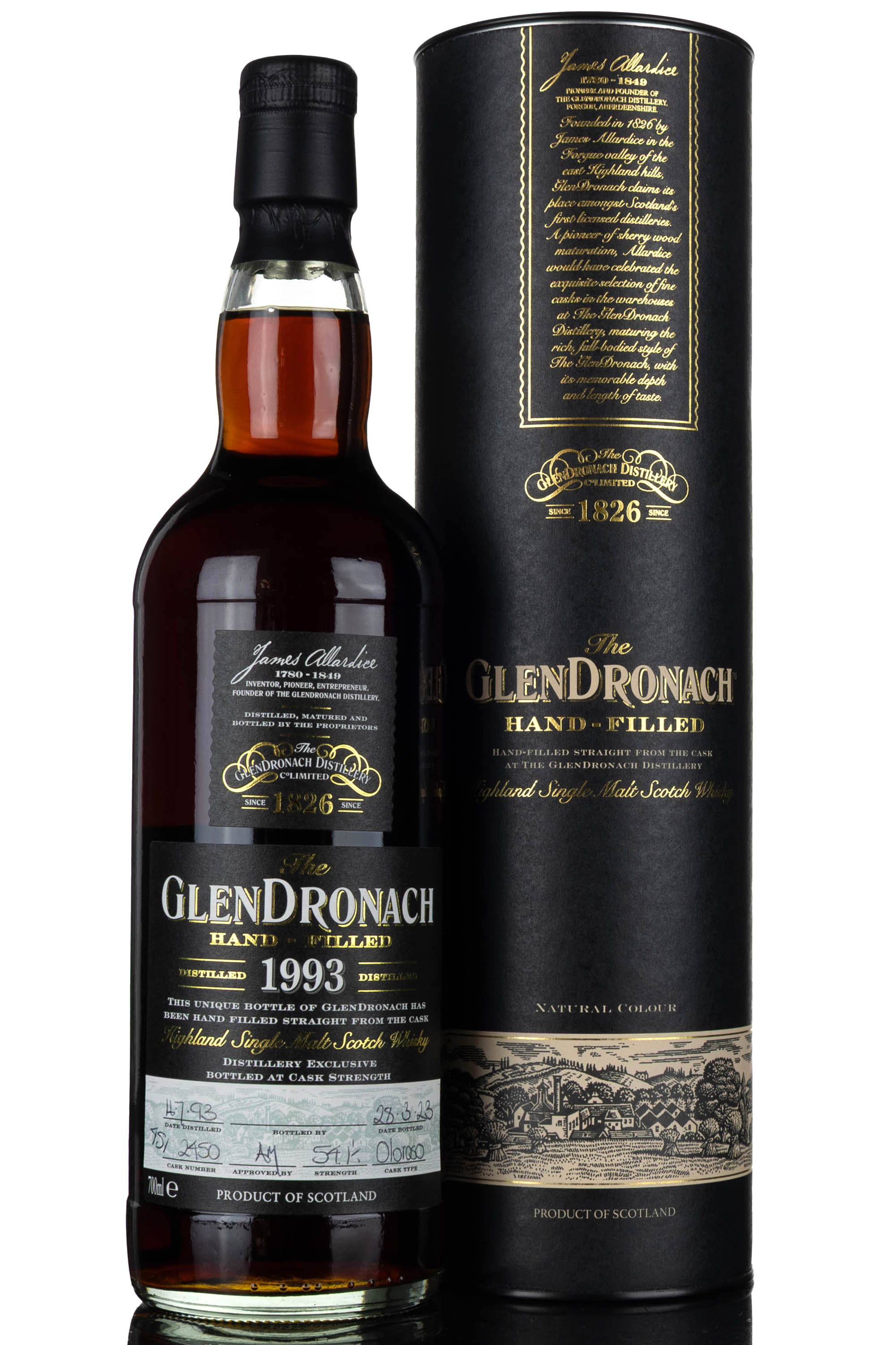 Glendronach 1993-2023 - 29 Year Old - Single Cask 2450 - Hand Filled