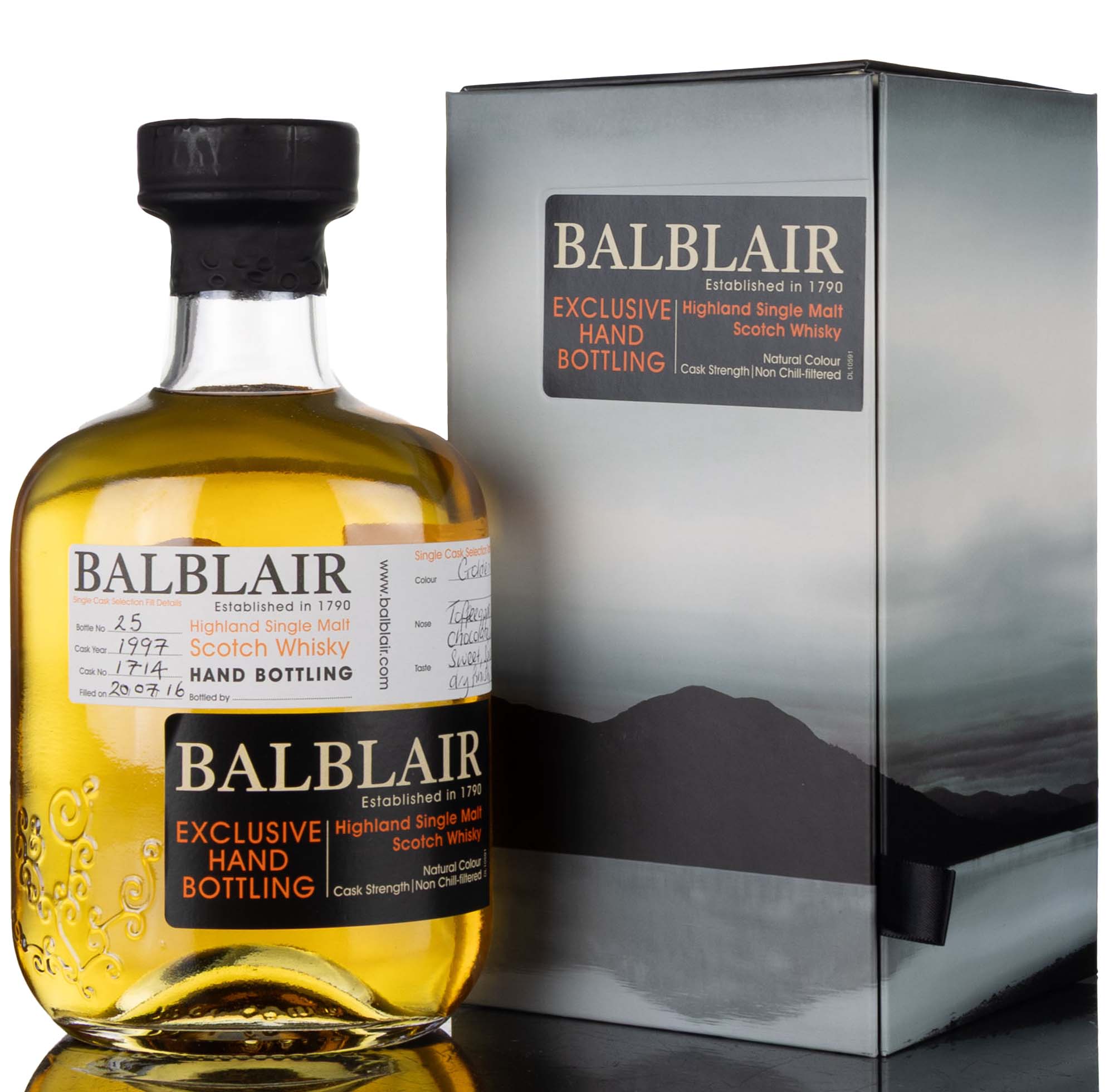 Balblair 1997-2016 - Hand Filled - Single Cask 1714