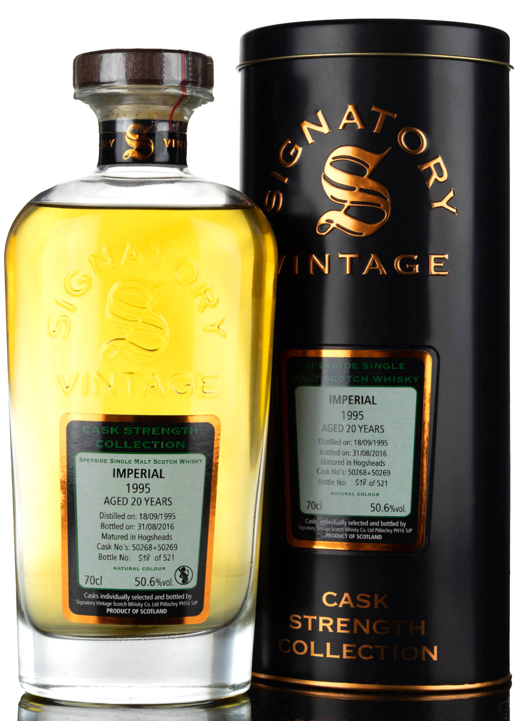 Imperial 1995-2016 - 20 Year Old - Signatory Vintage - Cask Strength Collection - Cask 502