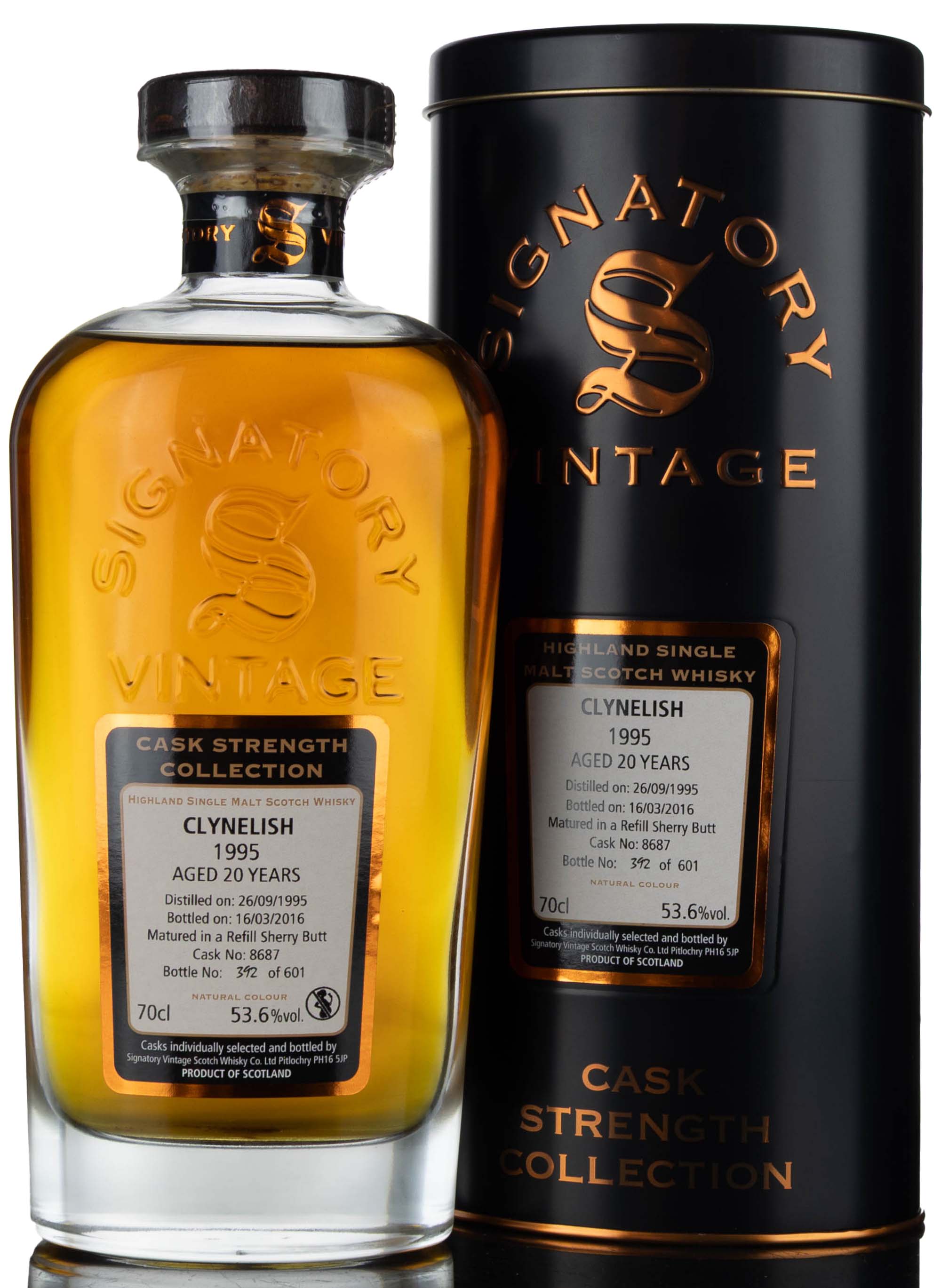 Clynelish 1995-2016 - 20 Year Old - Signatory Vintage - Cask Strength Collection - Single 