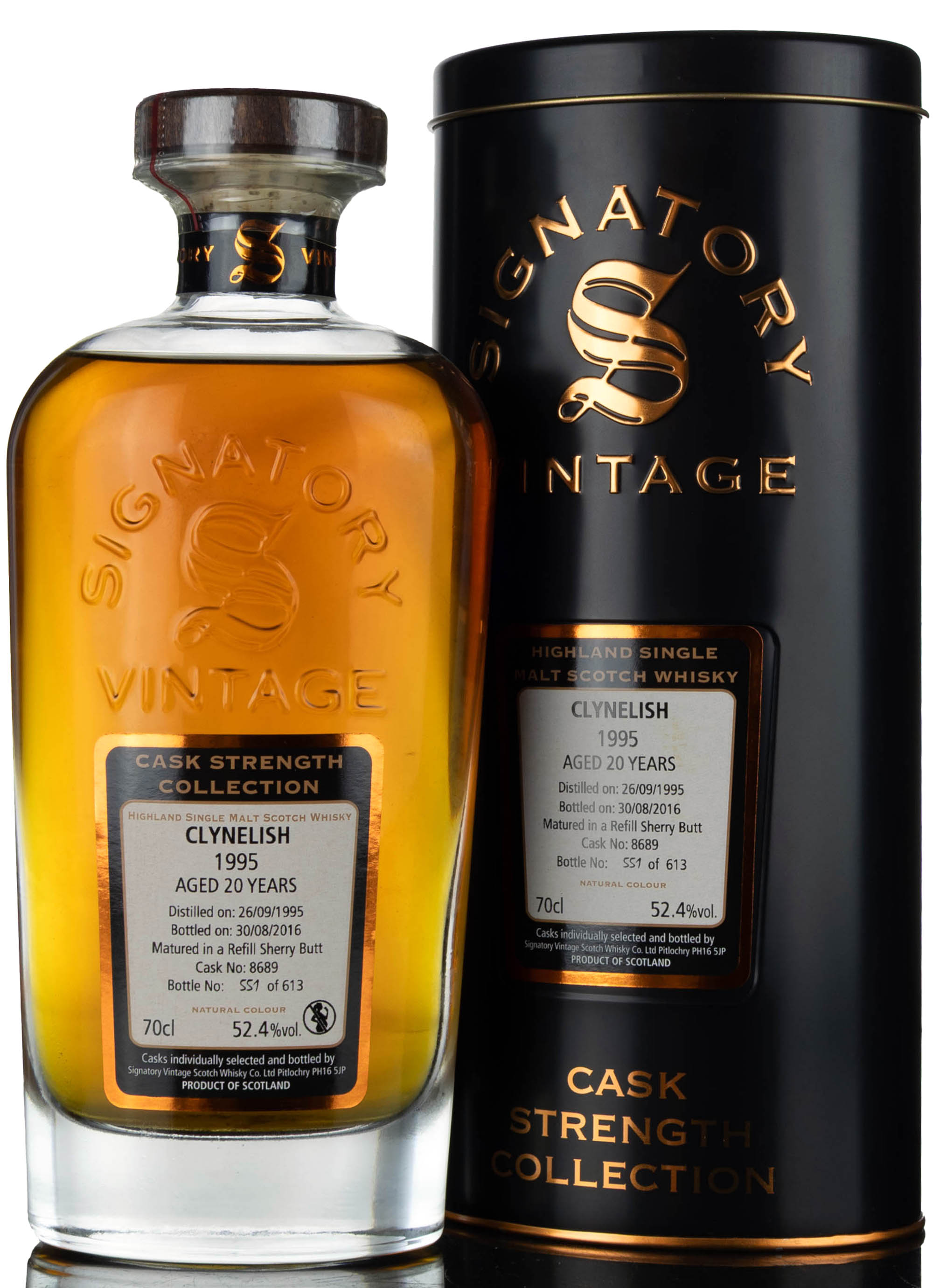 Clynelish 1995-2016 - 20 Year Old - Signatory Vintage - Cask Strength Collection - Single 