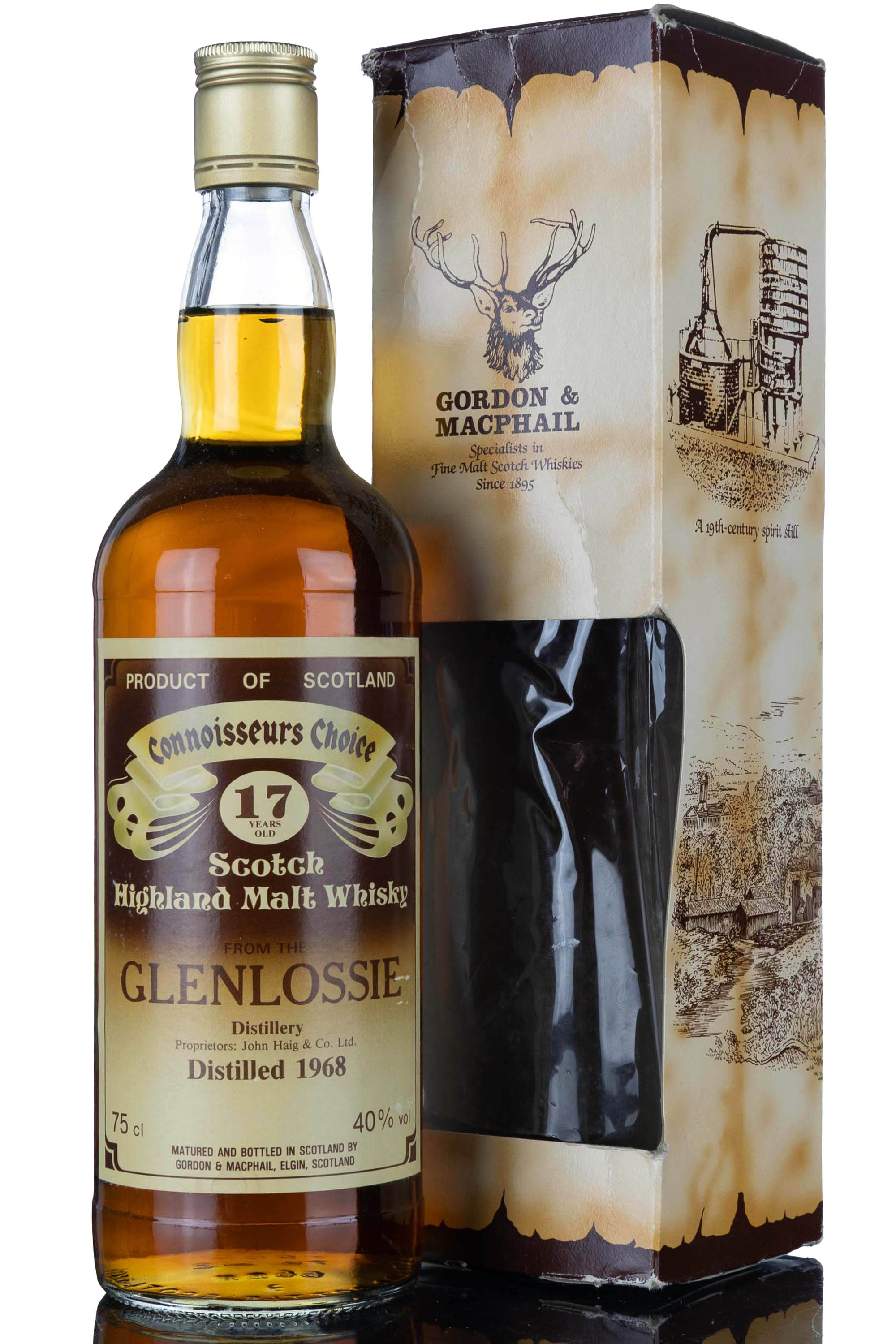 Glenlossie 1968 - 17 Year Old - Gordon & MacPhail - Connoisseurs Choice