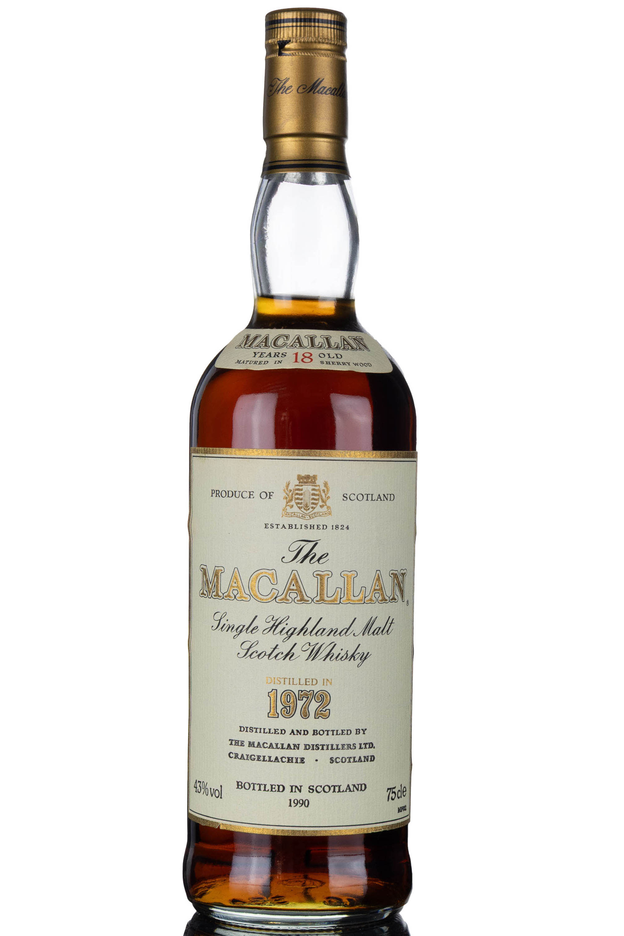 Macallan 1972-1990 - 18 Year Old - Sherry Cask