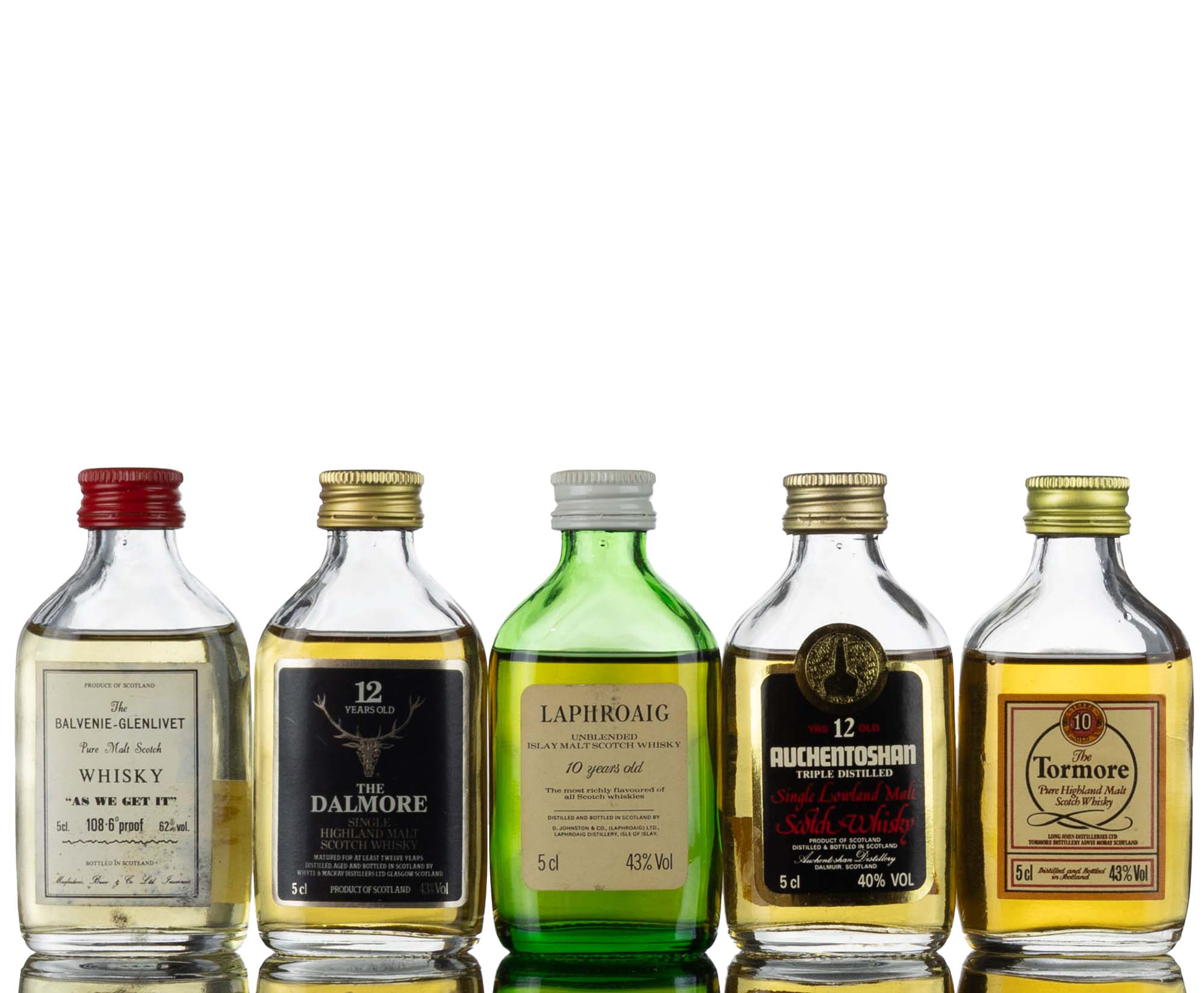 5 x Single Malt Miniatures