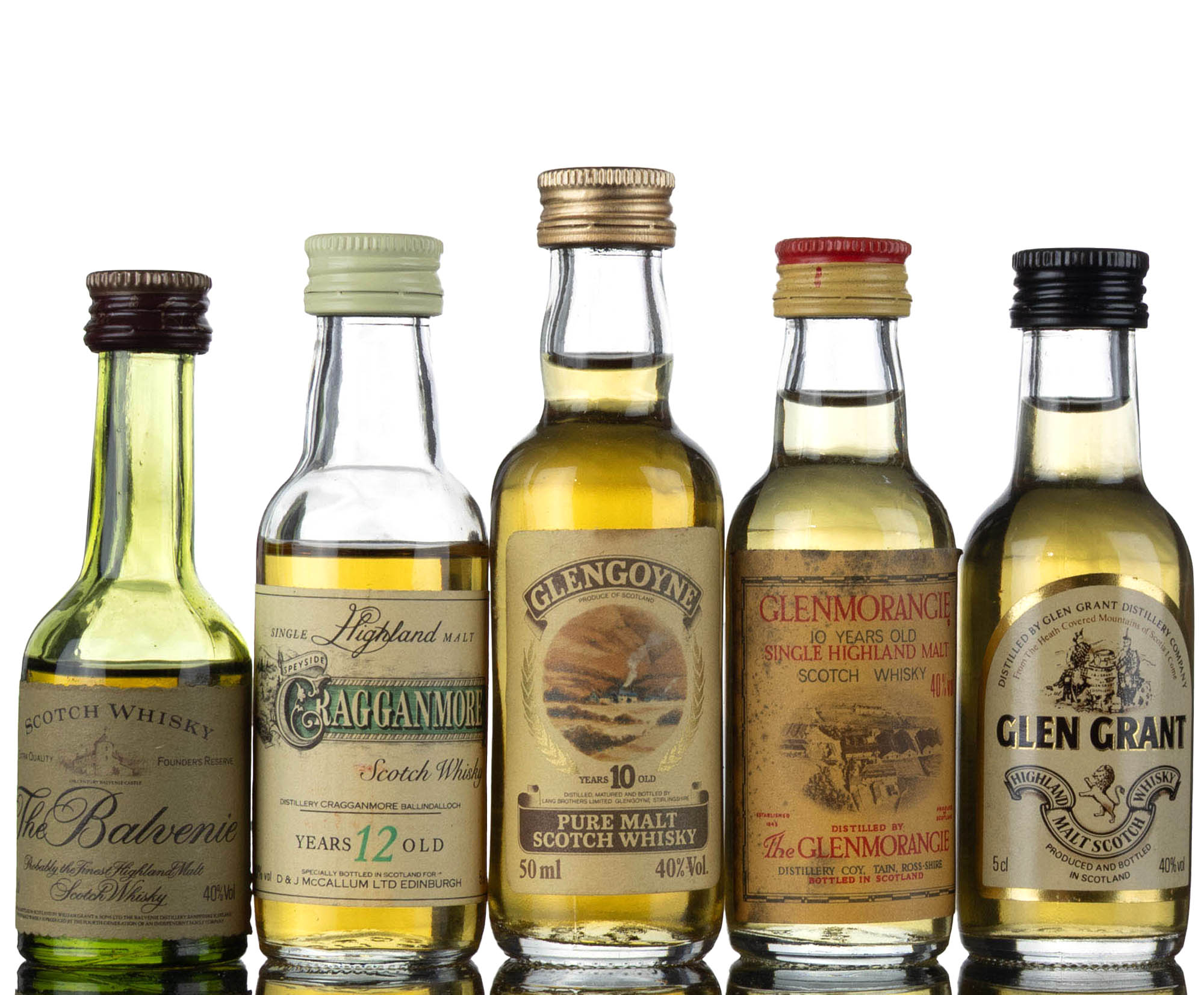 5 x Single Malt Miniatures