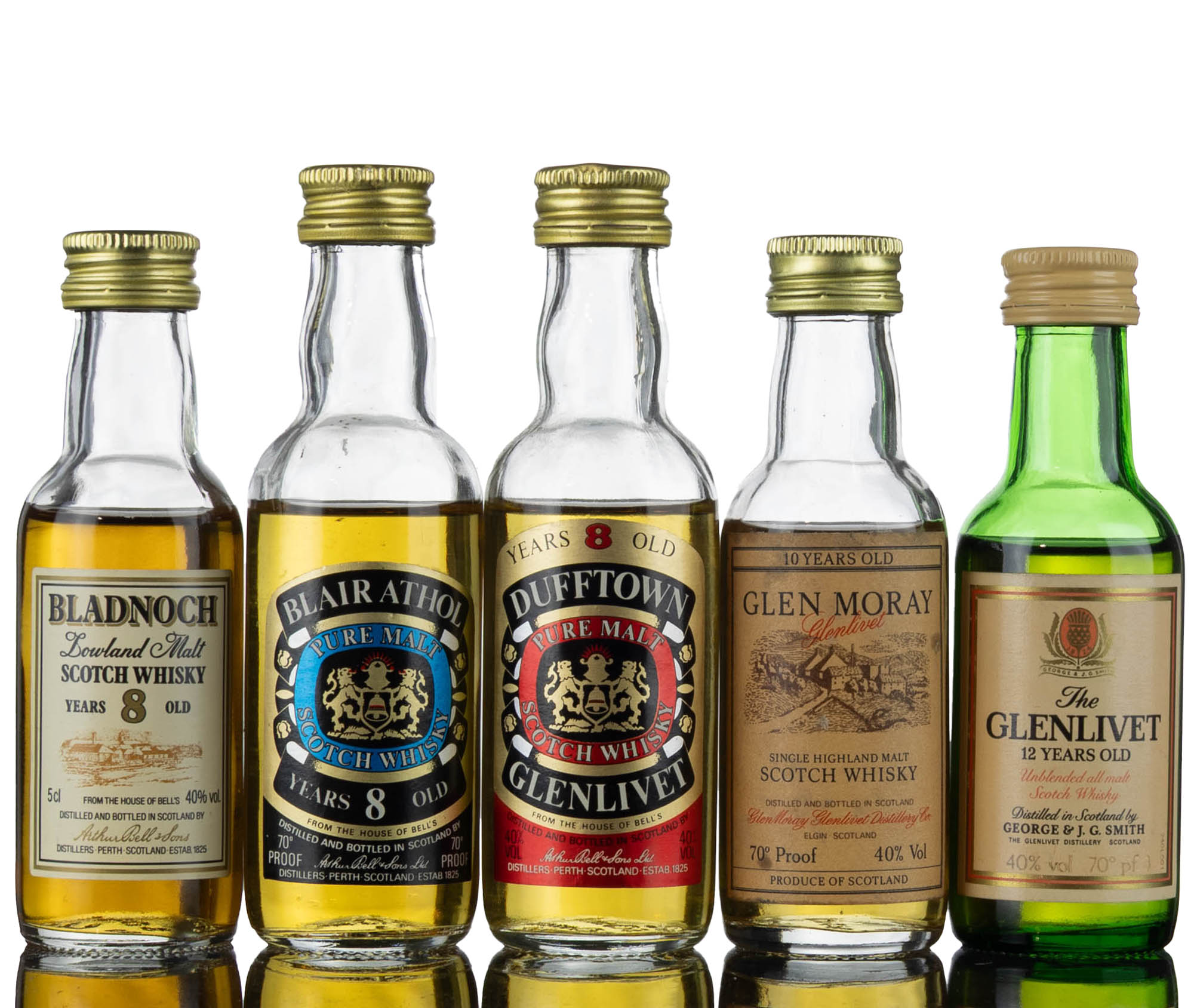 5 x Single Malt Miniatures