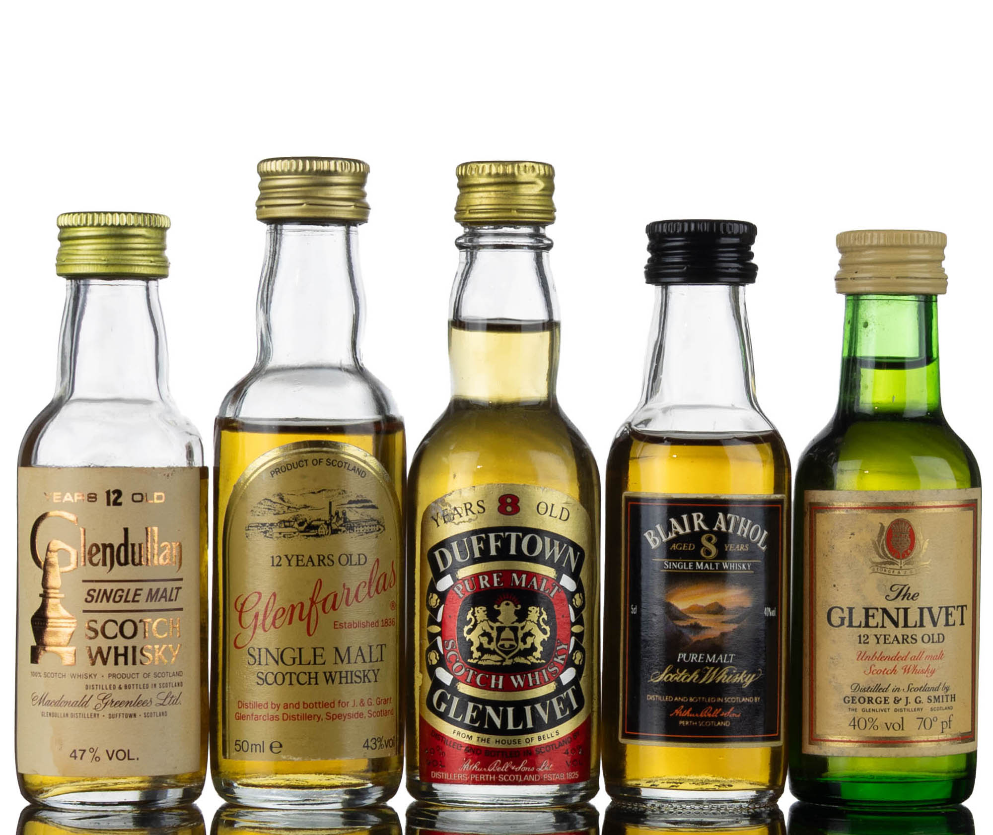 5 x Single Malt Miniatures