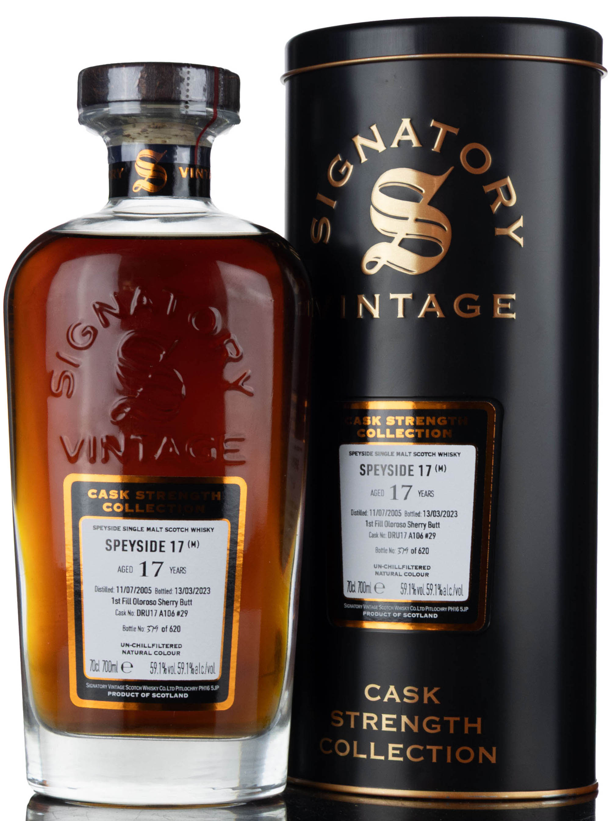Speyside (M) 2005-2023 - 17 Year Old - Signatory Vintage - Cask Strength Collection - Sing