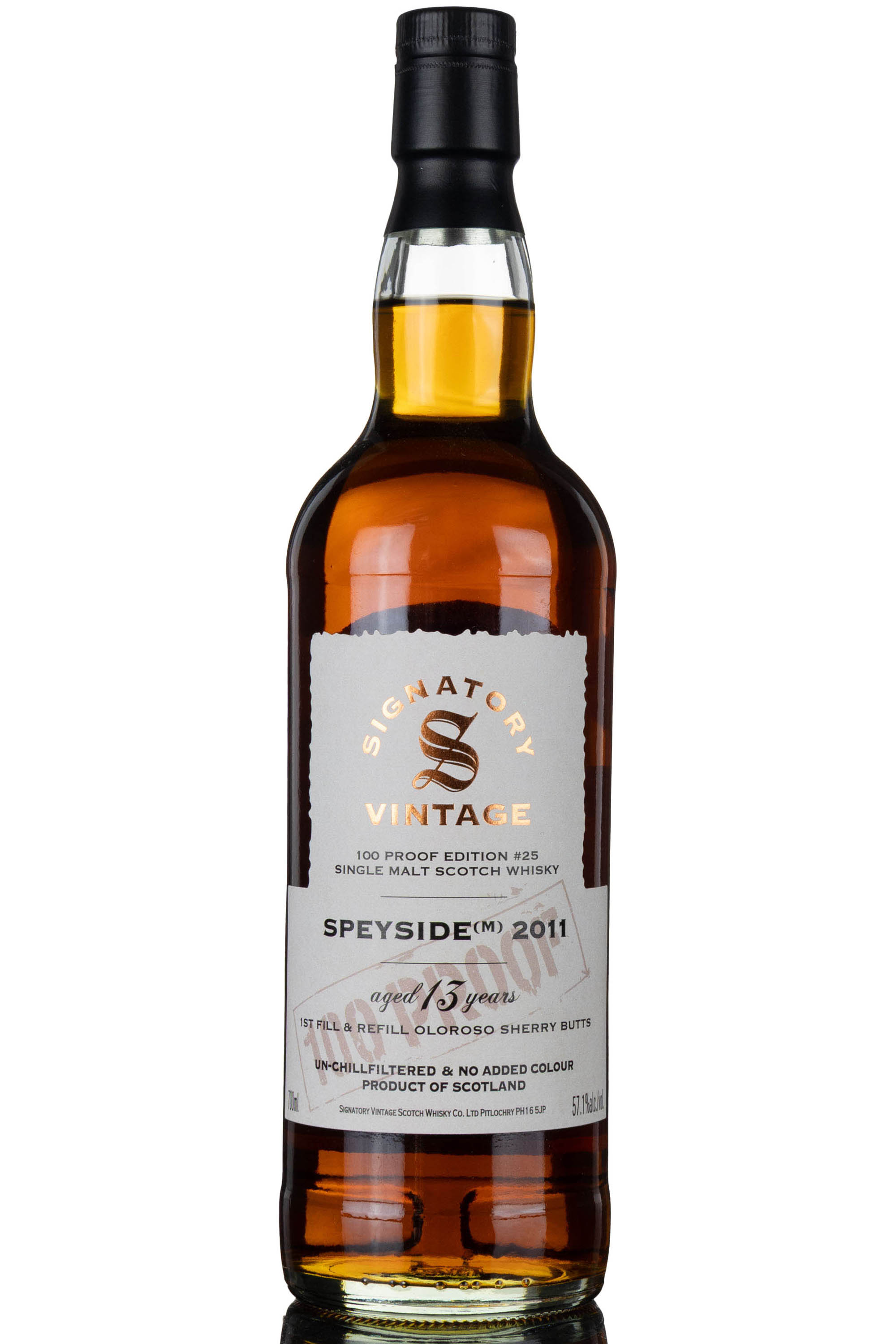 Speyside (M) 2011-2024 - 13 Year Old Signatory Vintage Edition 25 - 100 Proof