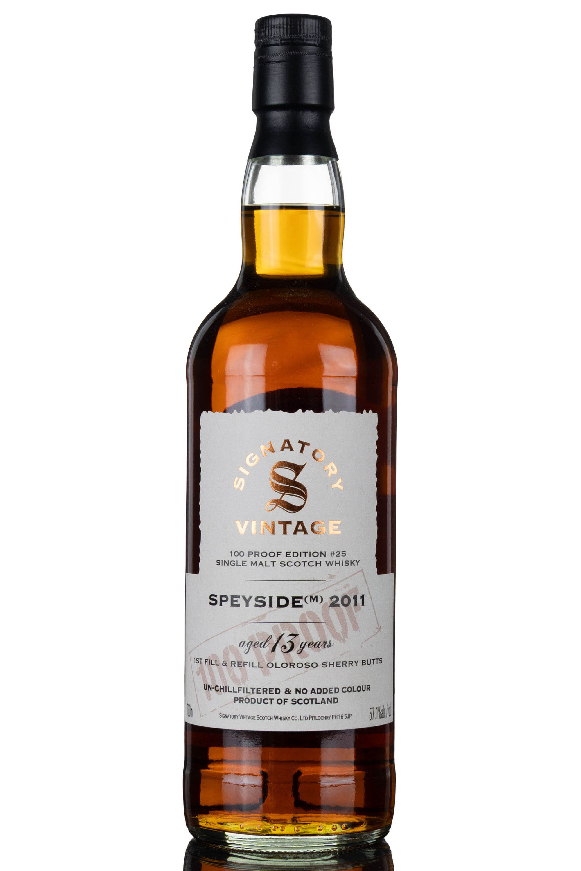Speyside (M) 2011-2024 - 13 Year Old Signatory Vintage Edition 25 - 100 Proof