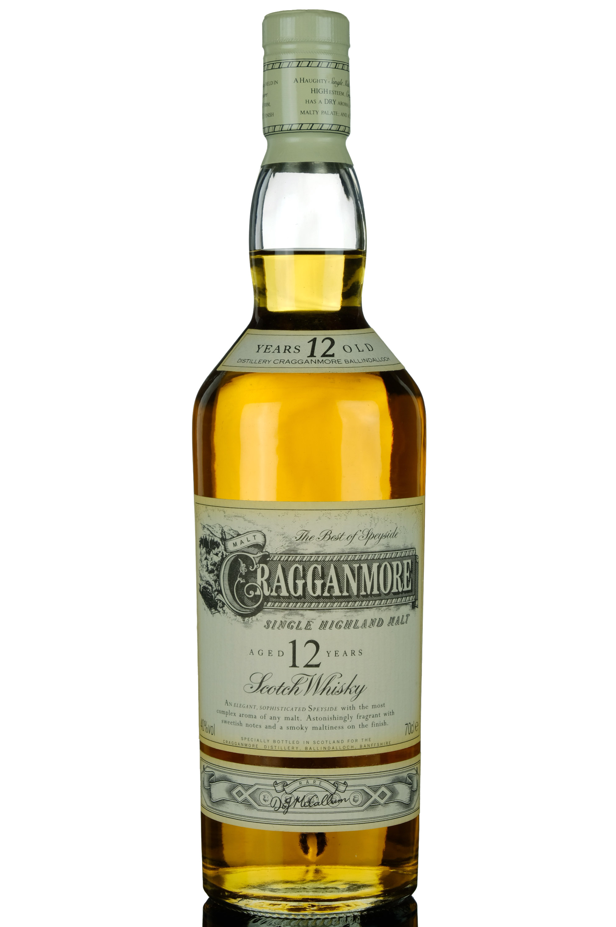 Cragganmore 12 Year Old - Circa 2000