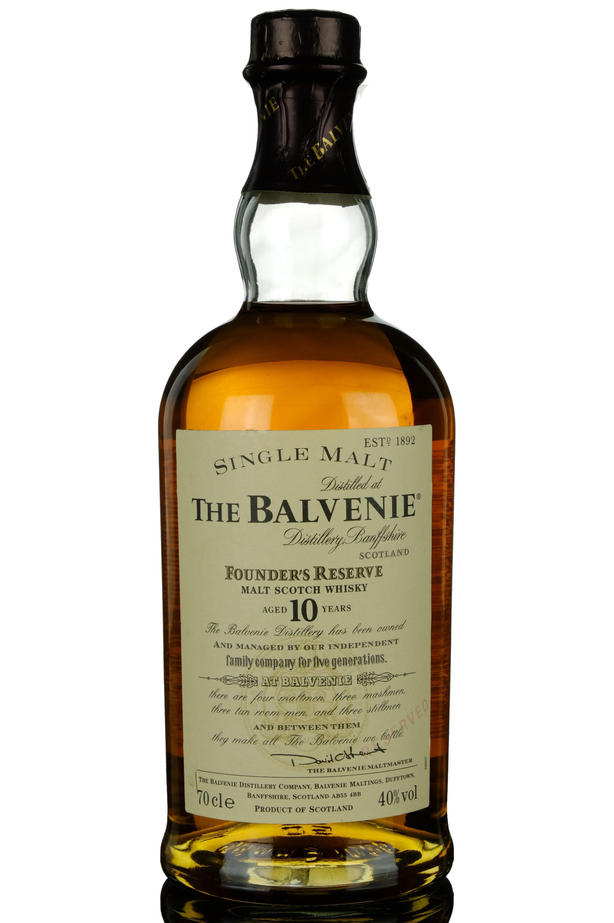 Balvenie 10 Year Old - Founders Reserve - 2000s