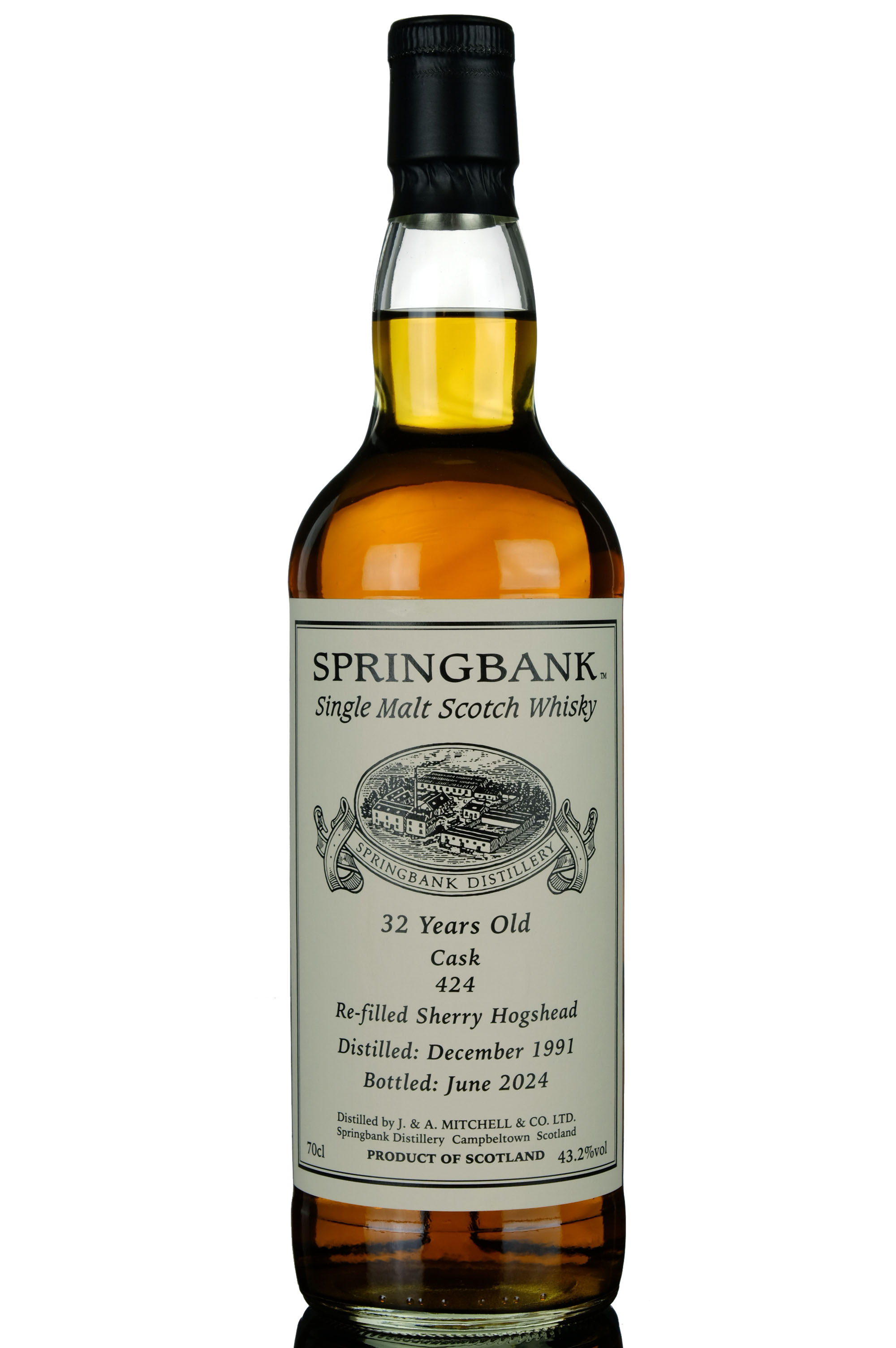 Springbank 19912024 32 Single Cask 424 Private Bottling