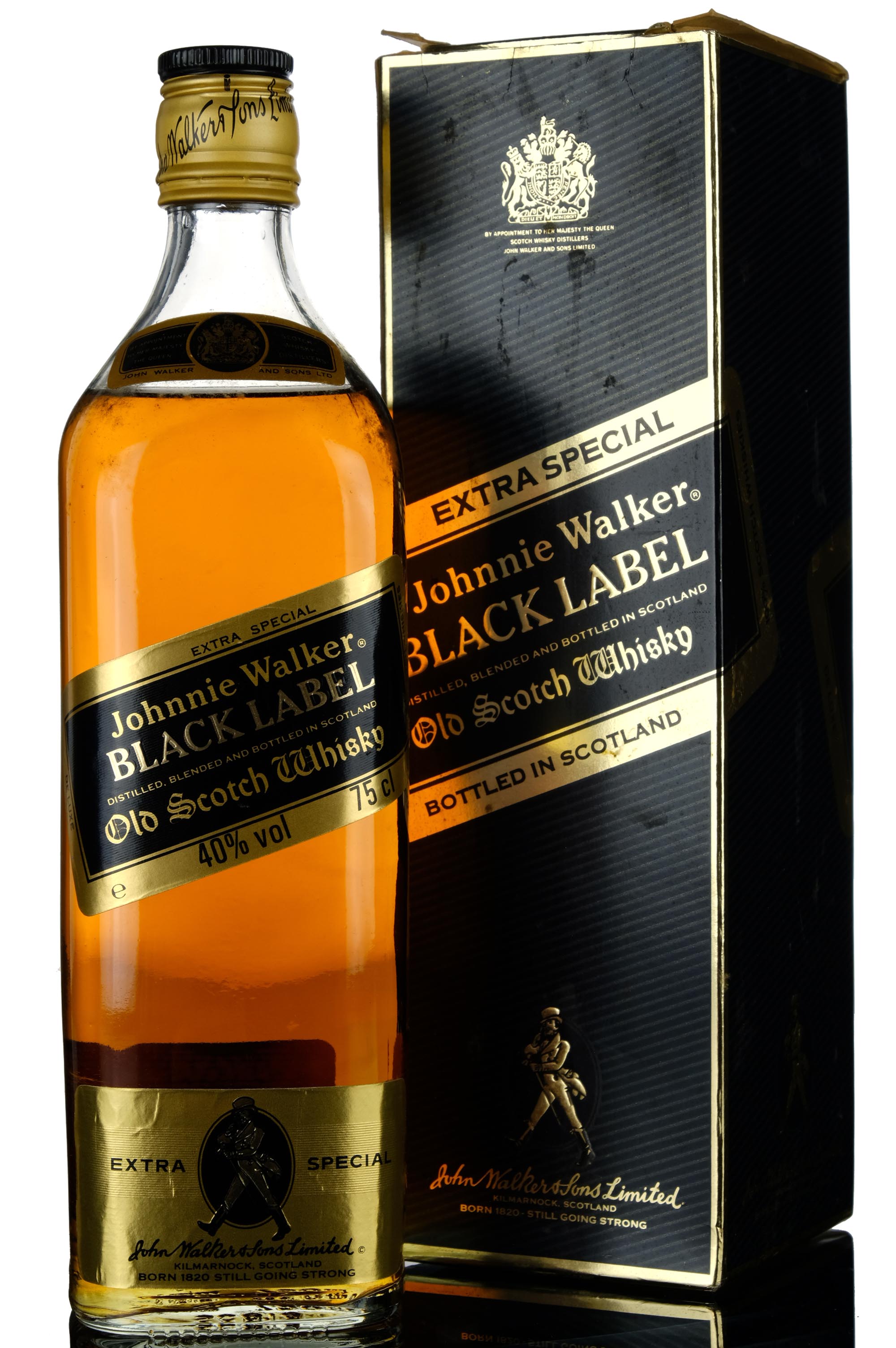 Johnnie Walker 12 Year Old - Black Label - Extra Special - 1980s
