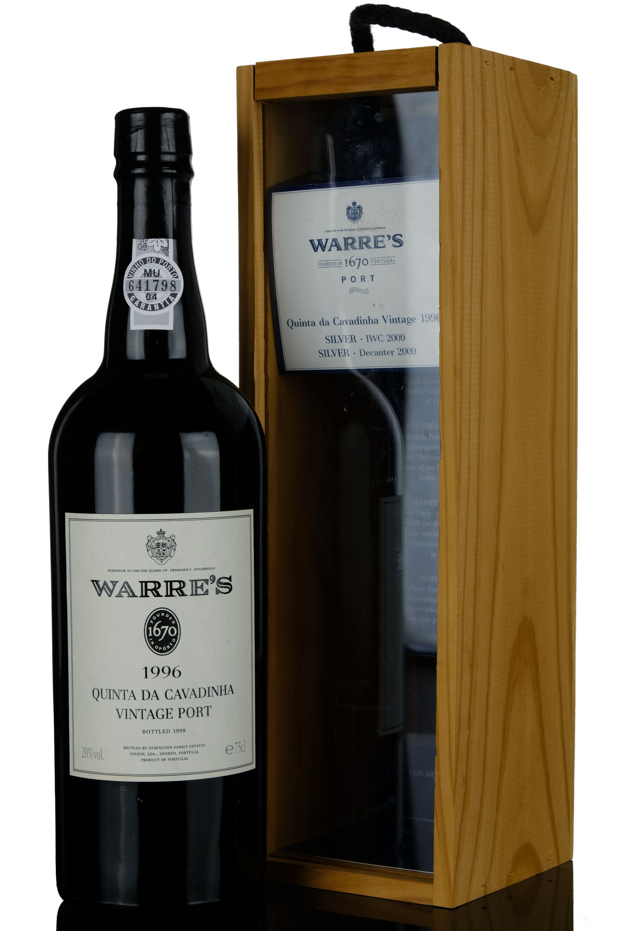 Warres 1996 Vintage Port Bottled 1998