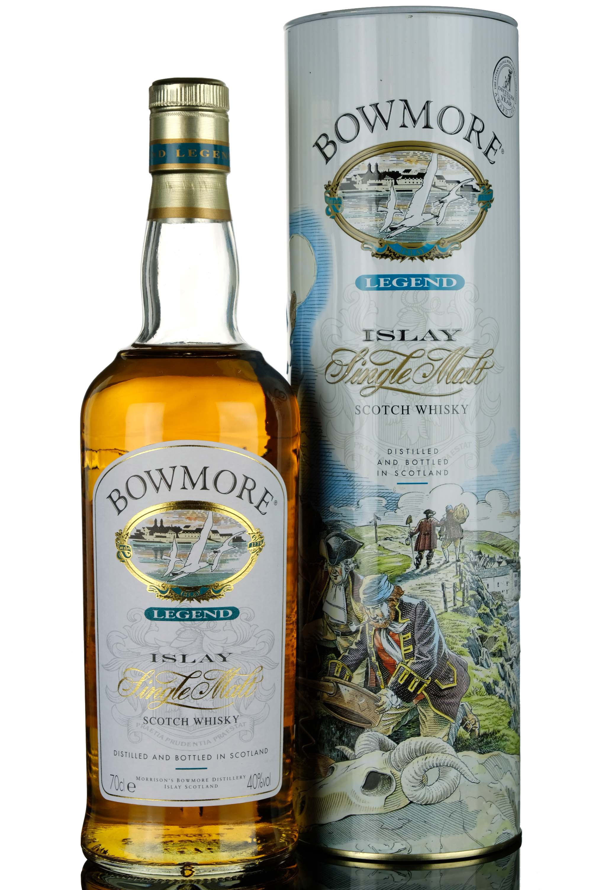 Bowmore Legend Donnachie Mhor Limited Edition, Bourbon Cask, 40% whisky bottle