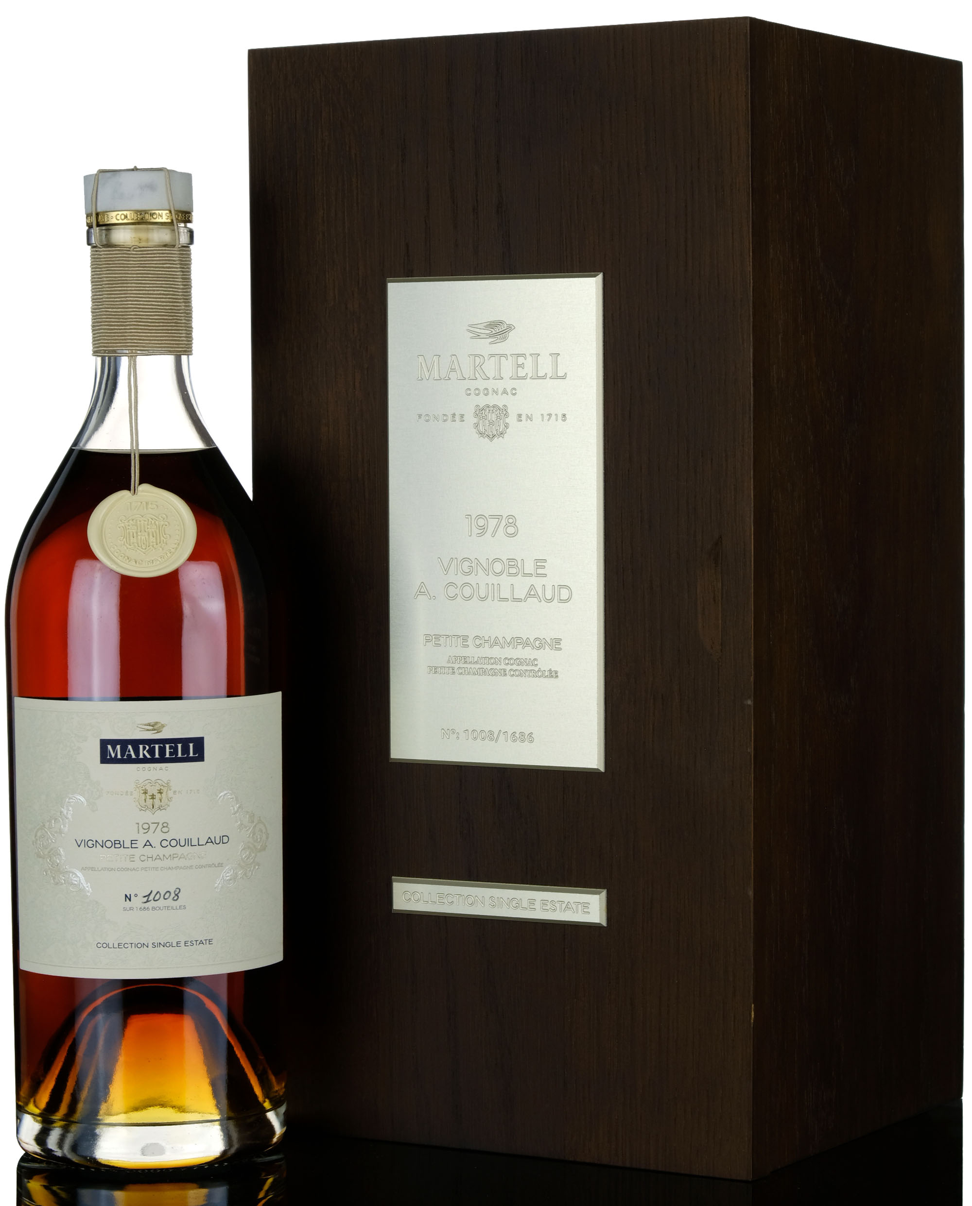 Martell 1978 Vignoble A Couillaud Petite Champagne Cognac Single Estate Collection