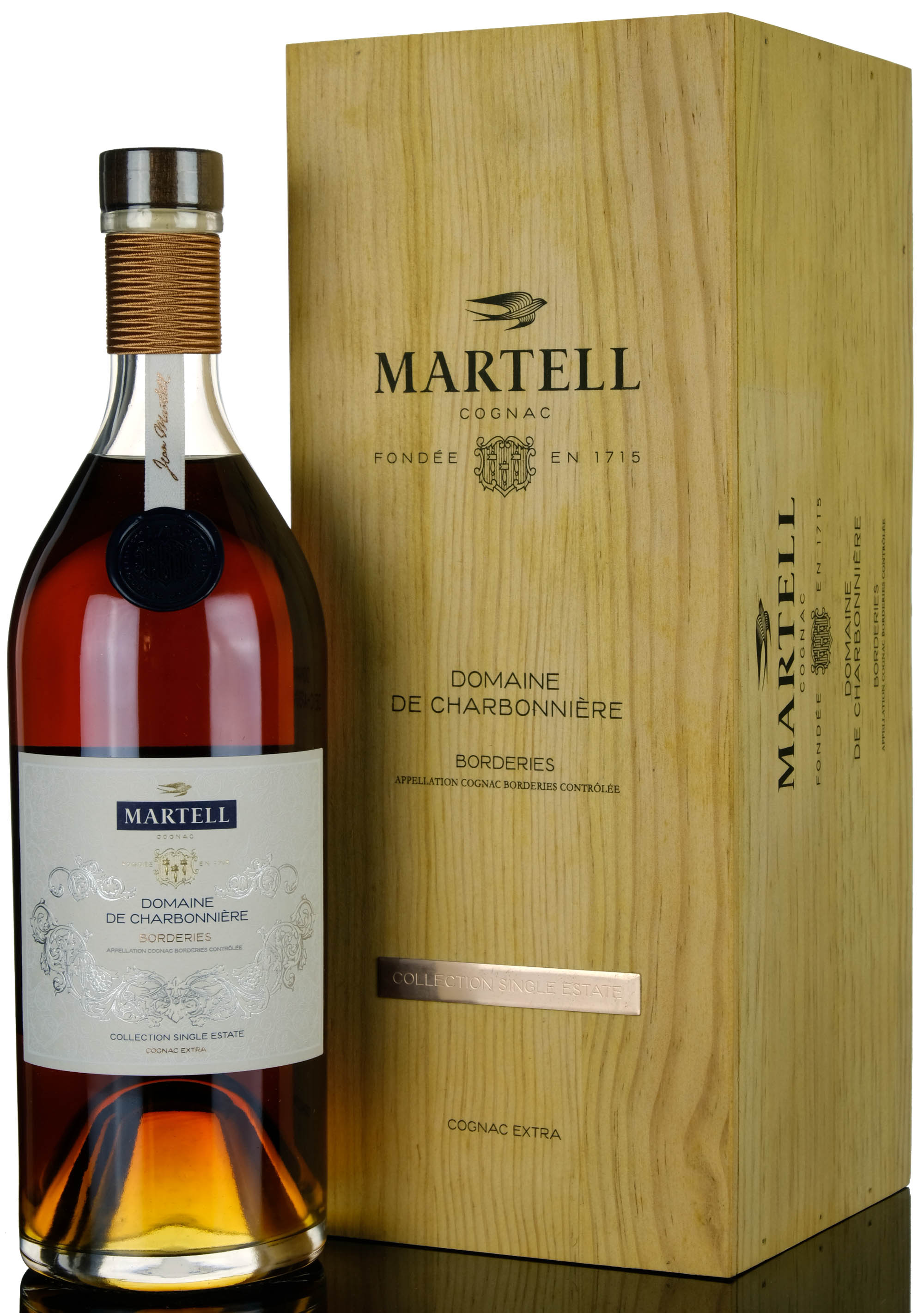 Martell Domaine De Charbonniere Borderies Collection Single Estate Cognac Extra