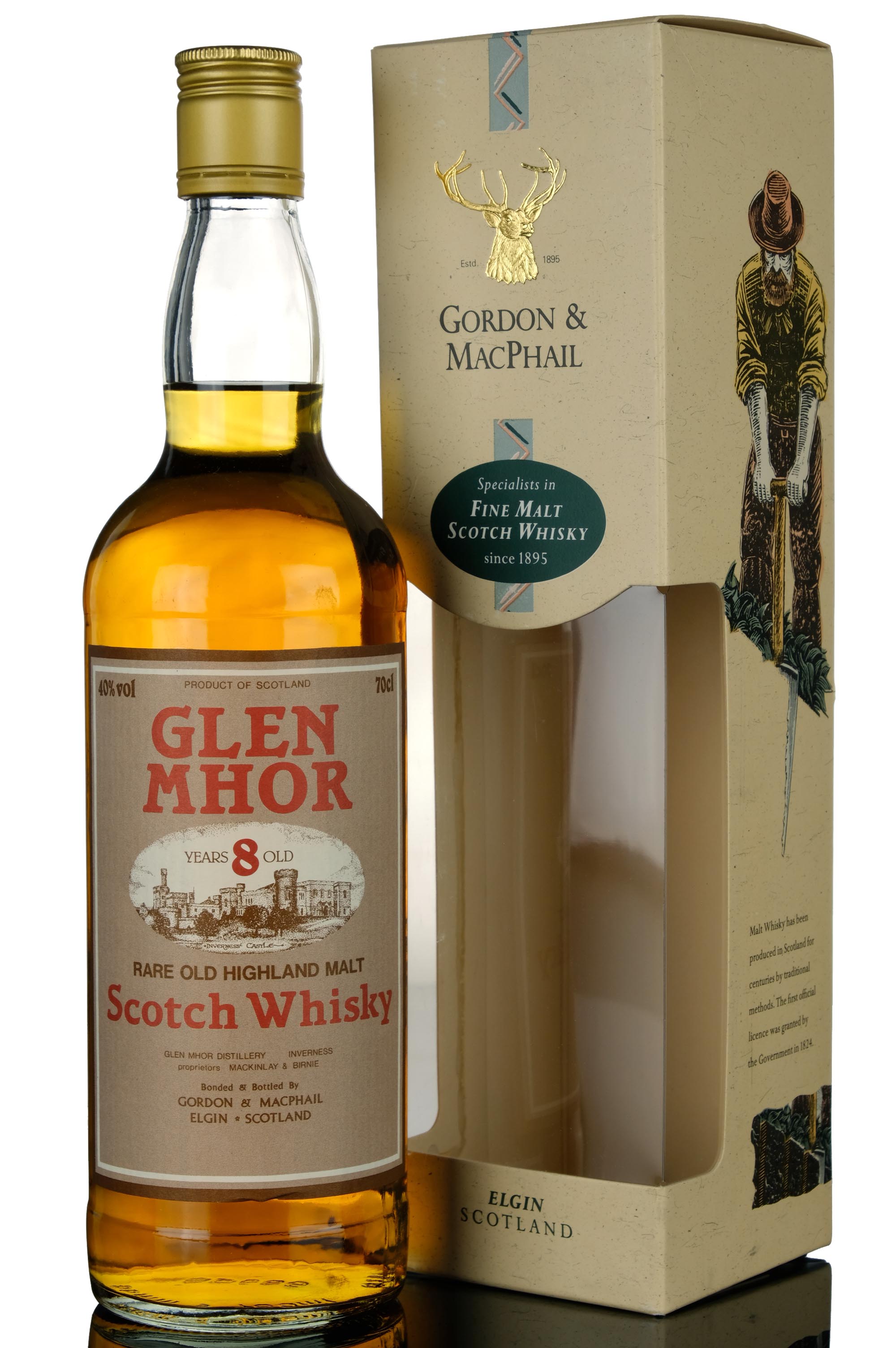 Glen Mhor 8 Year Old - Gordon & MacPhail - Early 1990s