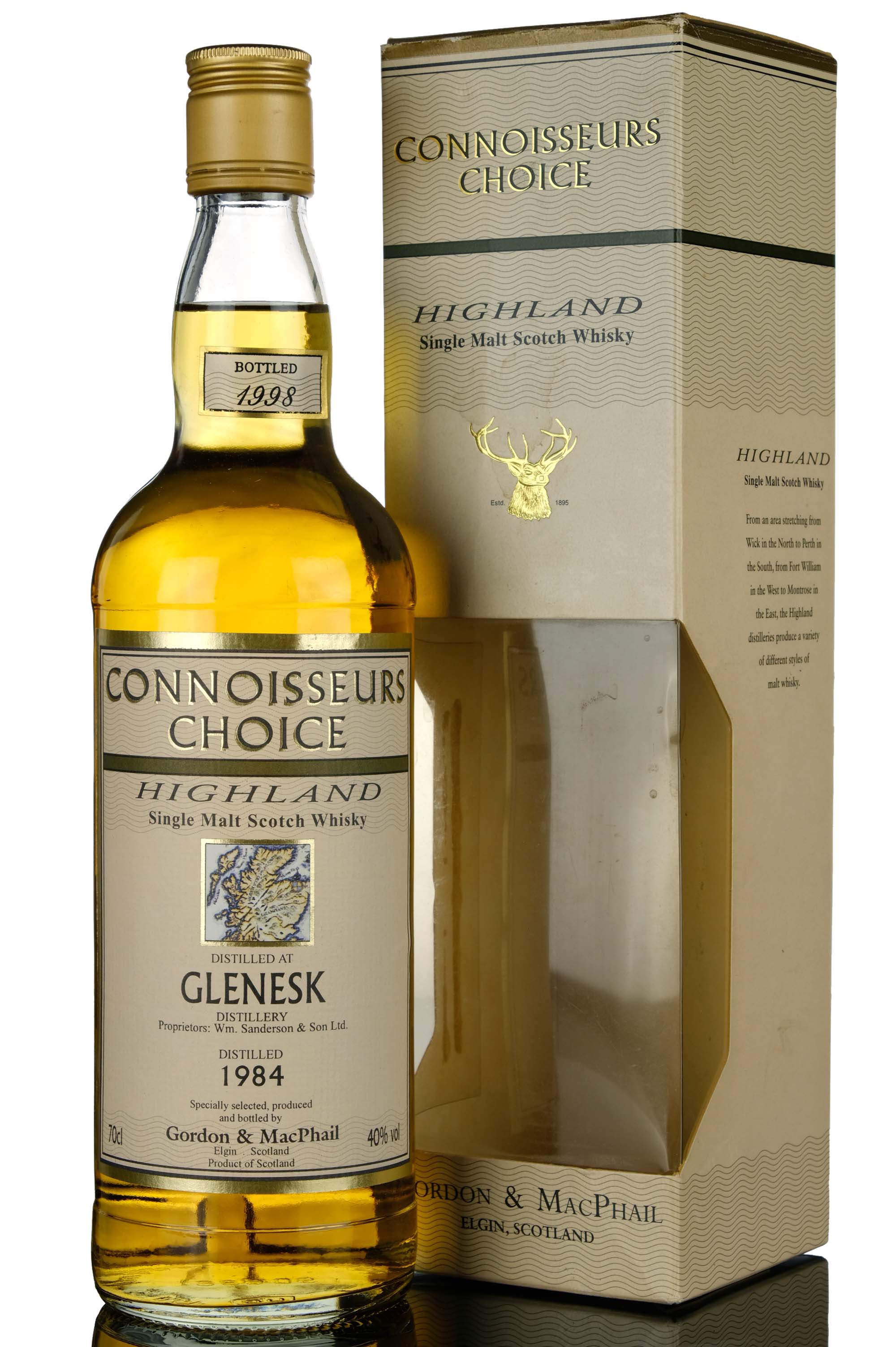Glenesk 1984-1998 - Gordon & MacPhail - Connoisseurs Choice