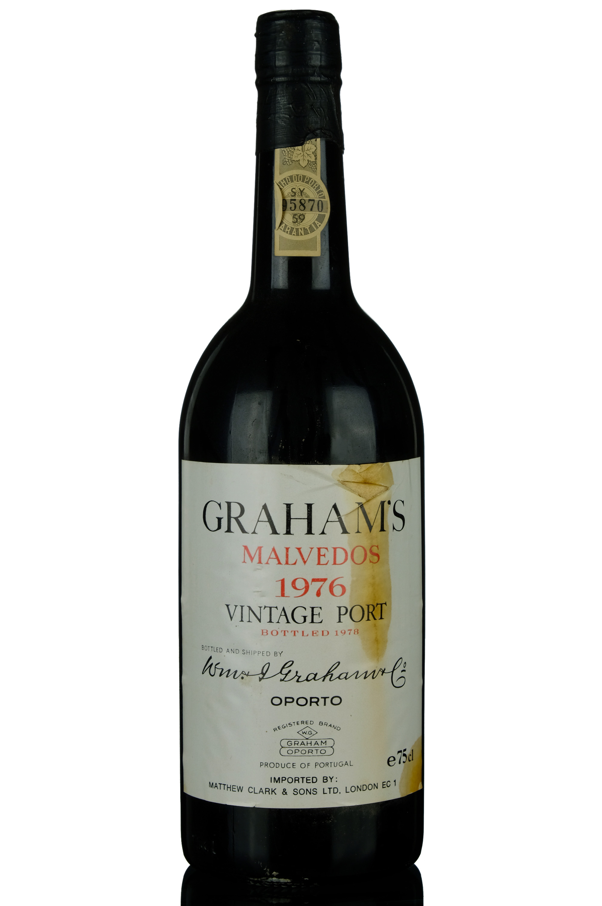Grahams 1976 Vintage Port - Bottled 1978