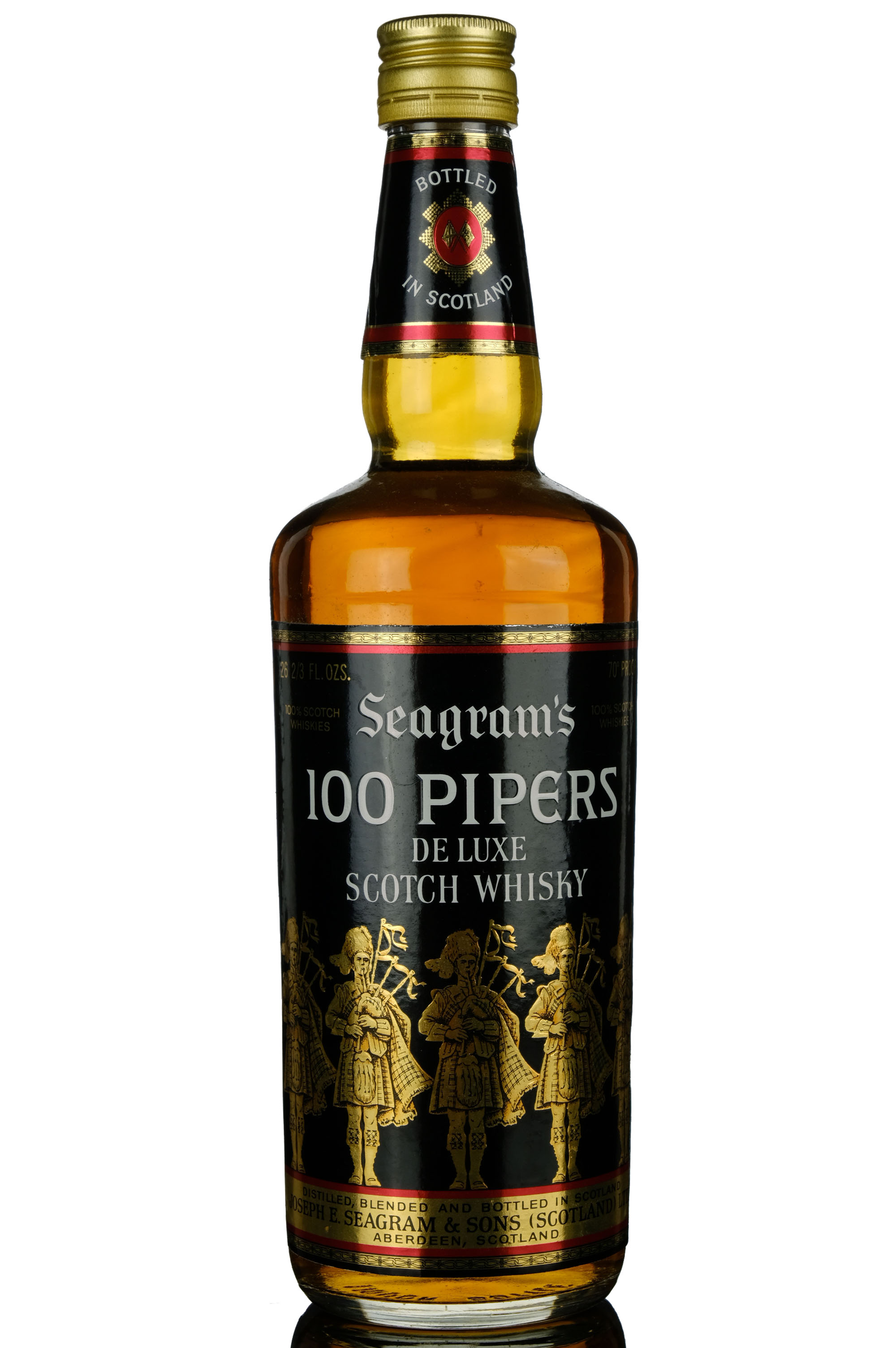 Seagrams 100 Pipers 1970s