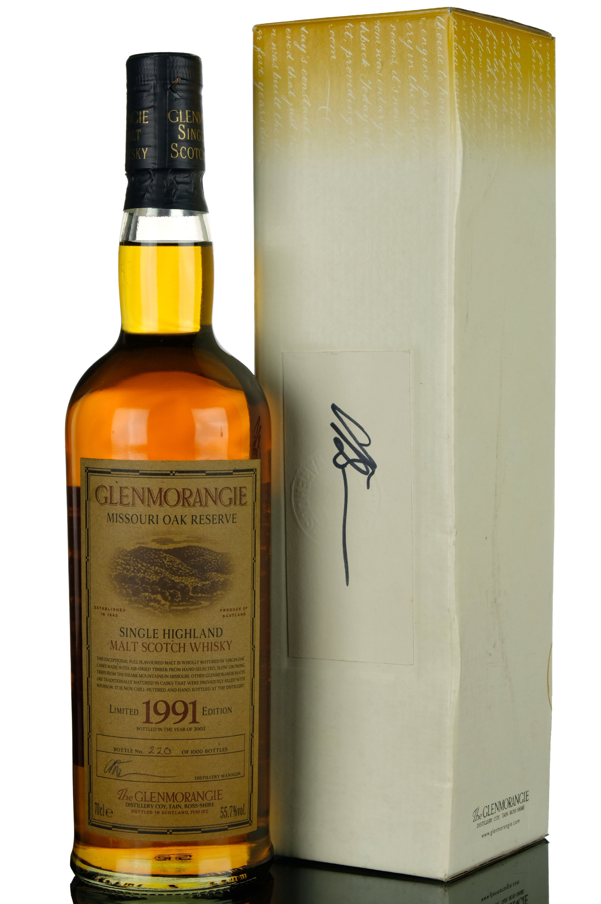 Glenmorangie 1991-2002 - Missouri Oak Reserve