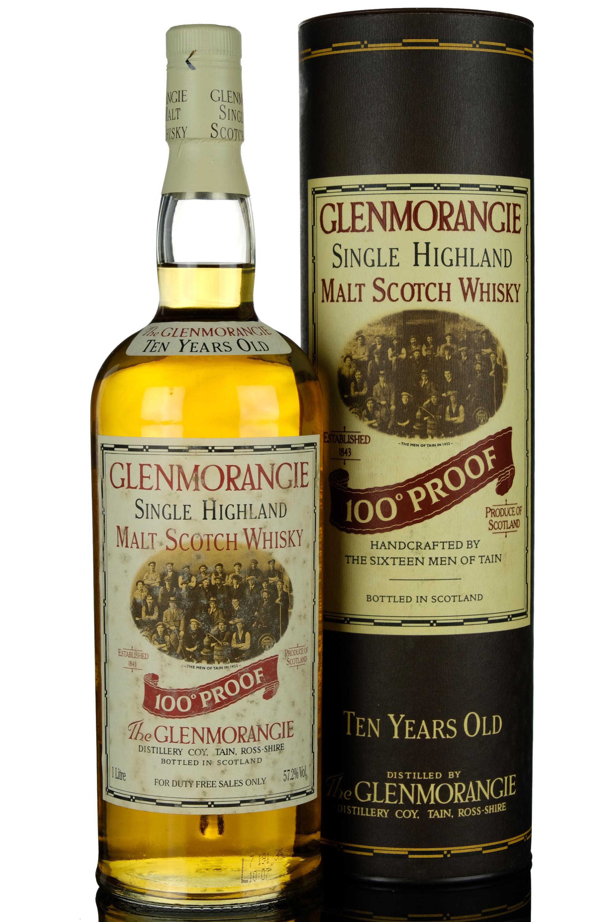 Glenmorangie 10 Year Old - 1990s - 100 Proof - 1 Litre