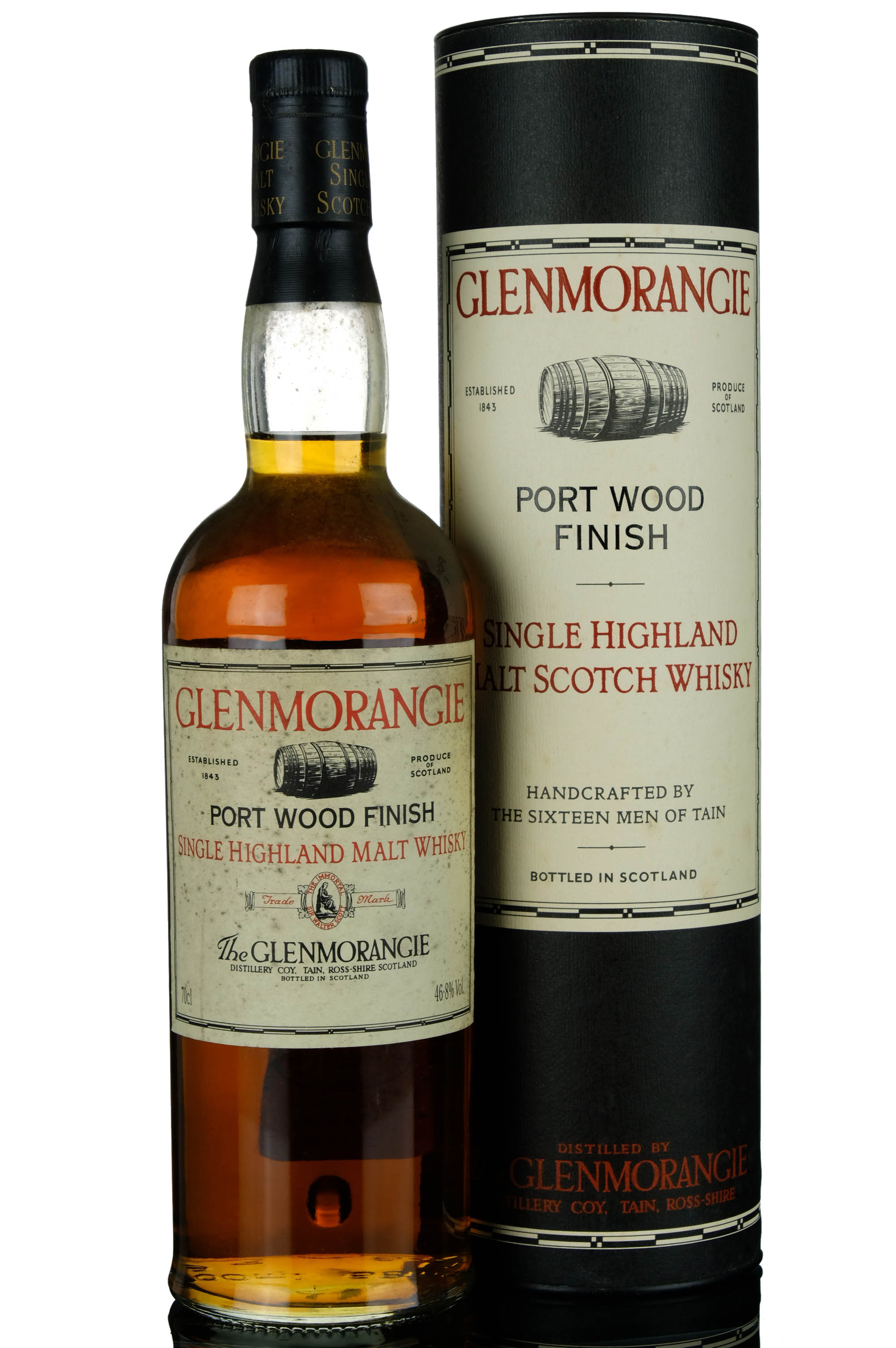Glenmorangie 12 Year Old - Port Wood Finish - 1990s - Second Release
