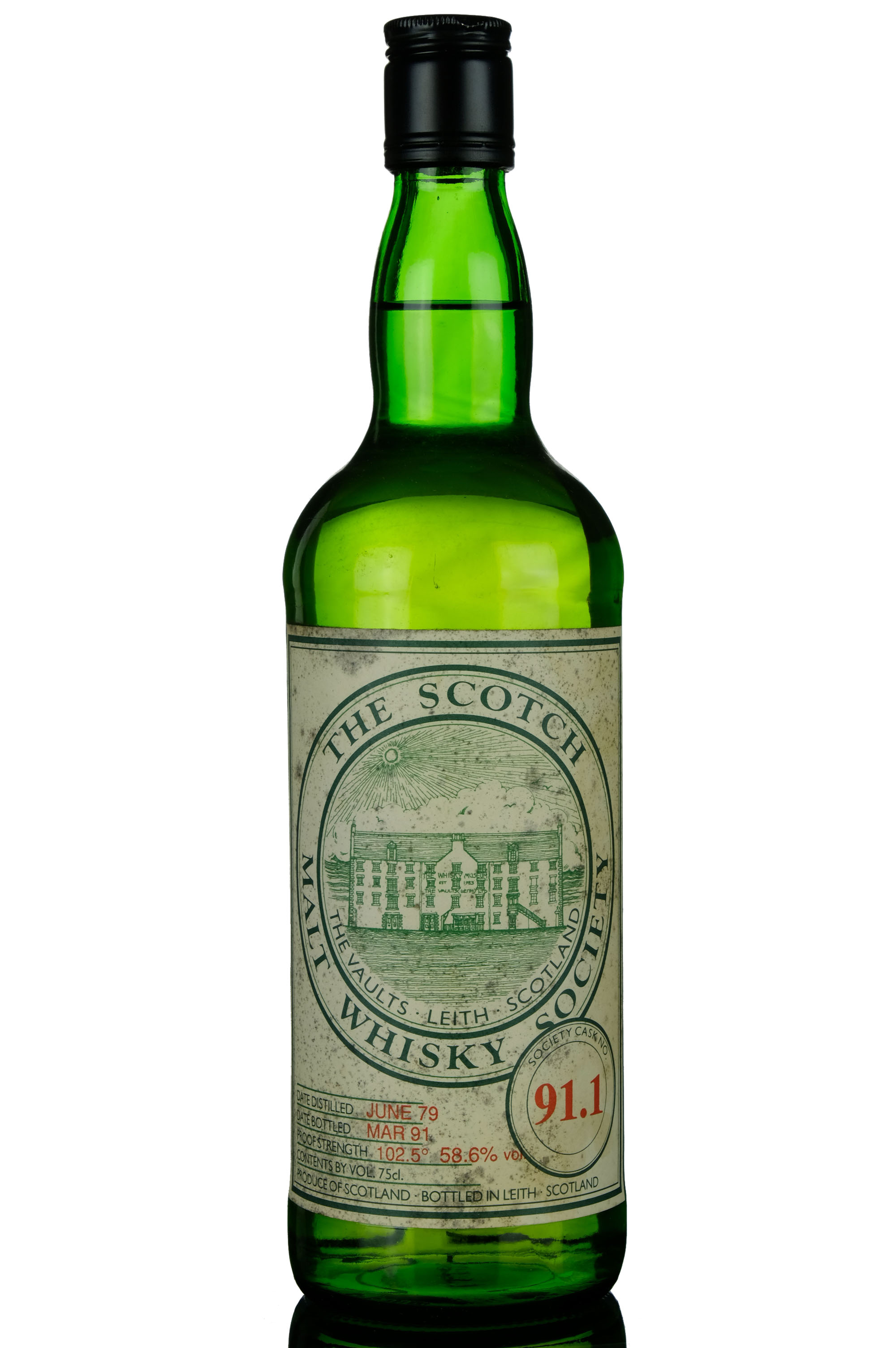 Dufftown 11 Year Old, Cask #91.1, 1979, The Scotch Malt Whisky Society, 58.6% whisky bottle
