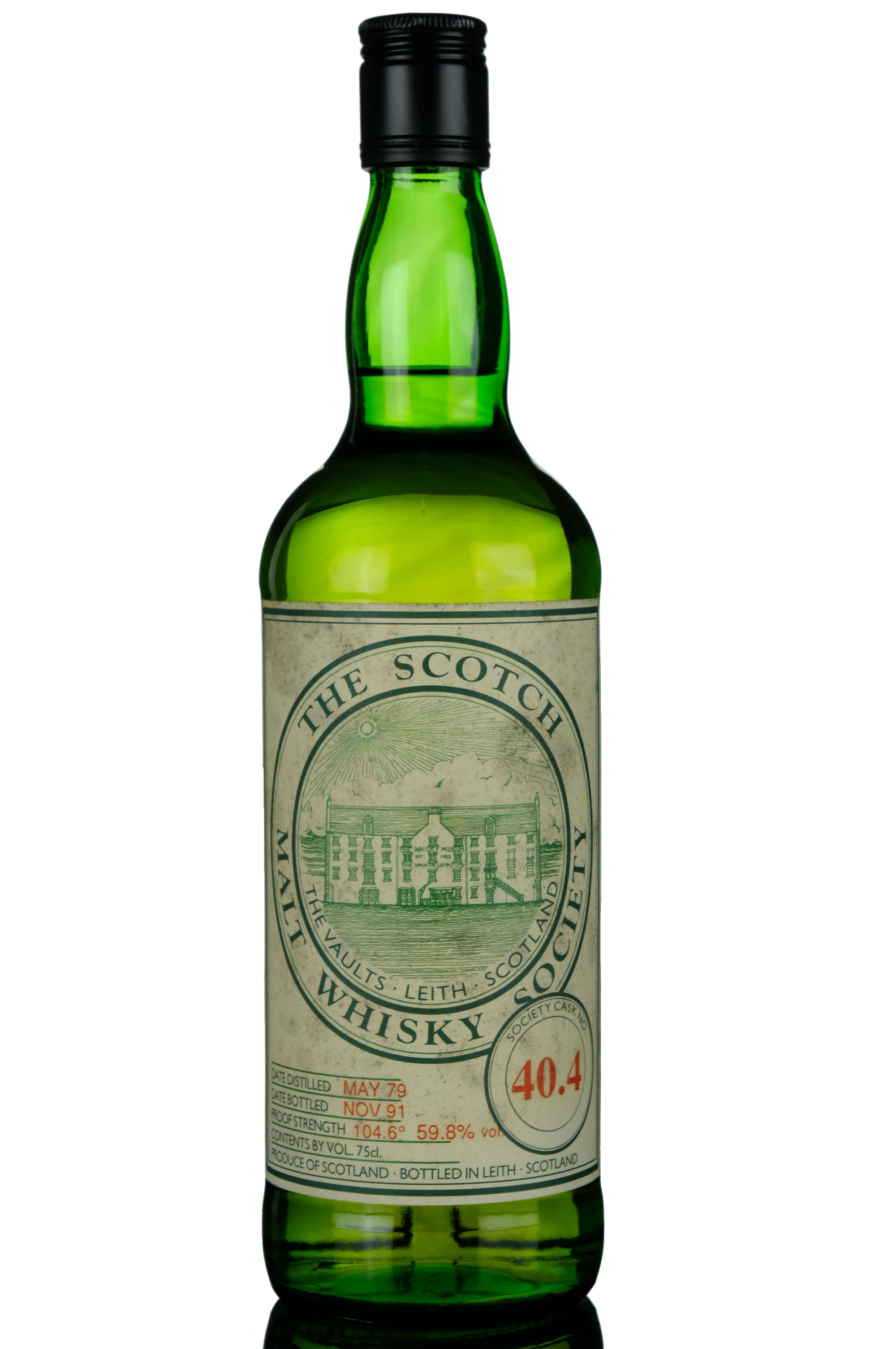 Balvenie 12 Year Old, Cask #40.4, 1979, The Scotch Malt Whisky Society, 59.8% whisky bottle