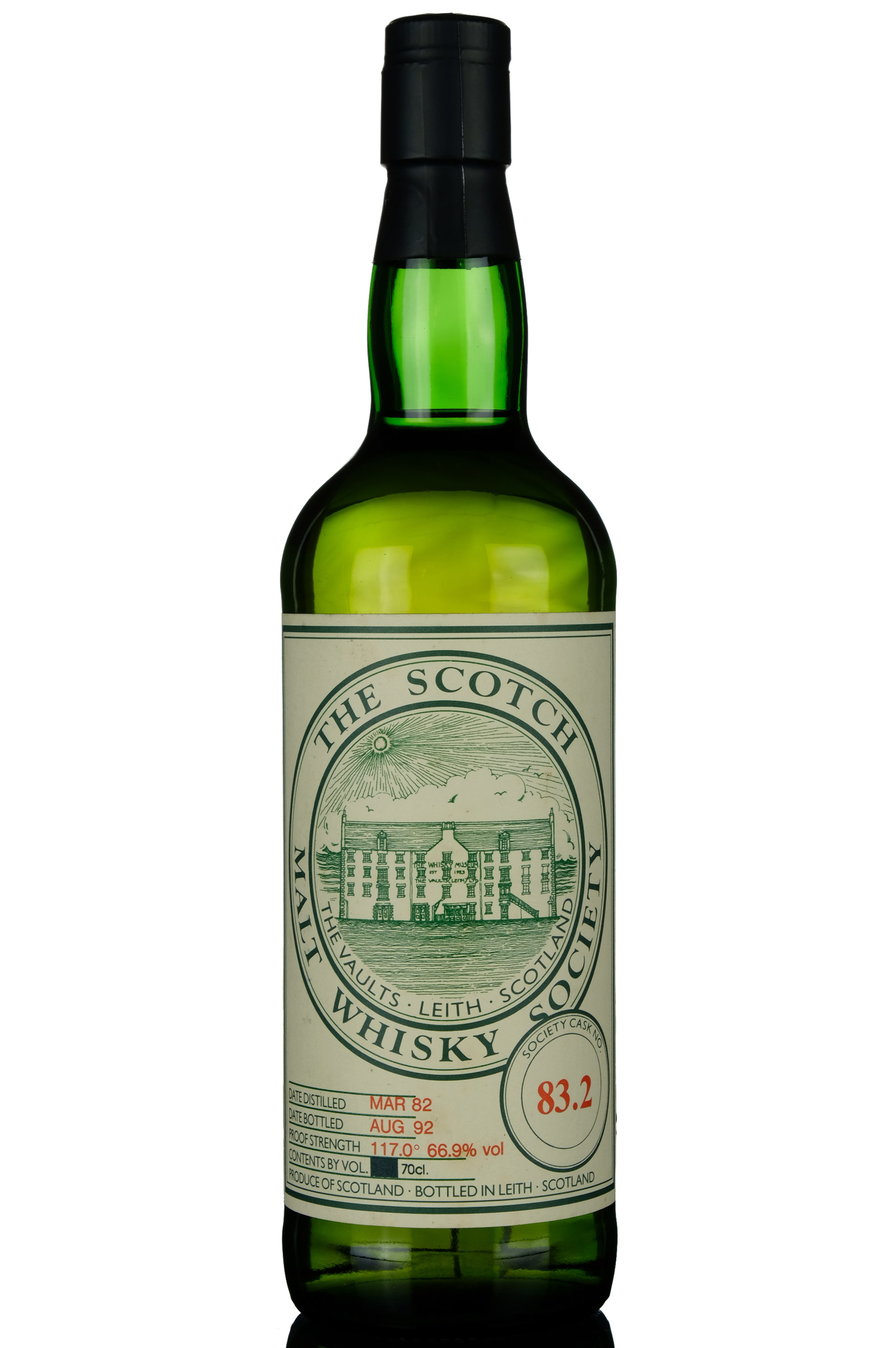 Convalmore 10 Year Old, Cask #83.2, 1982, The Scotch Malt Whisky Society, 66.9% whisky bottle