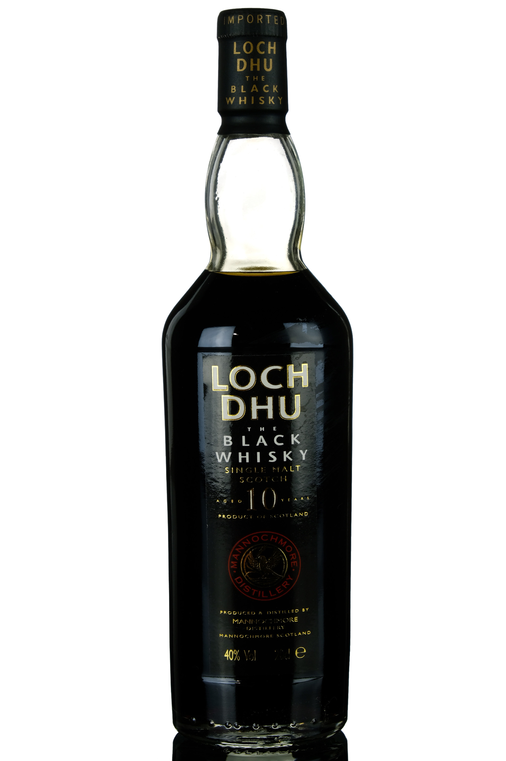 Loch Dhu 10 2000 Release Quarter Bottle