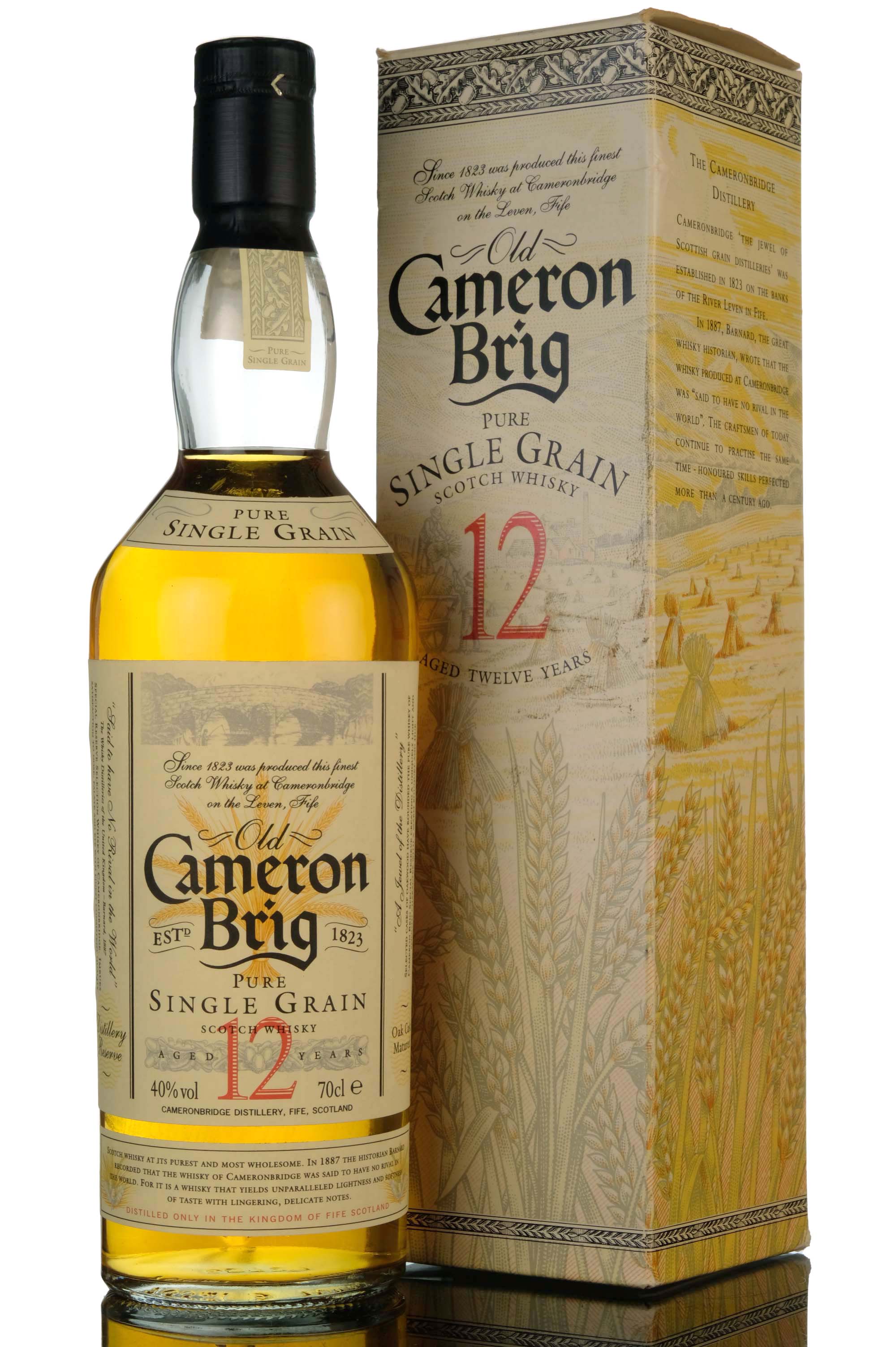 Cameronbridge 12 Year Old - Old Cameron Brig Distillery Reserve - 1990s