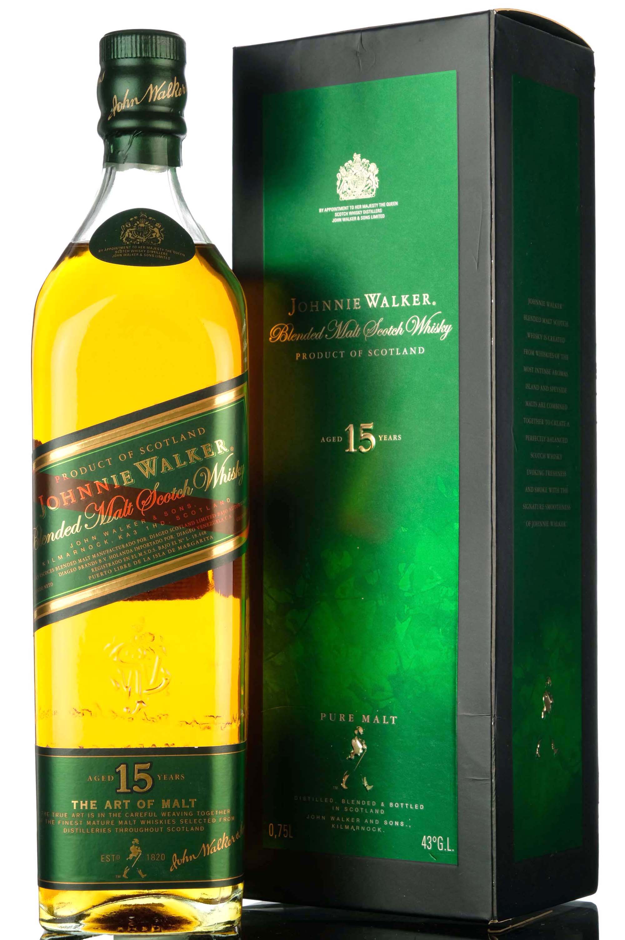 Johnnie Walker 15 Year Old - Green Label