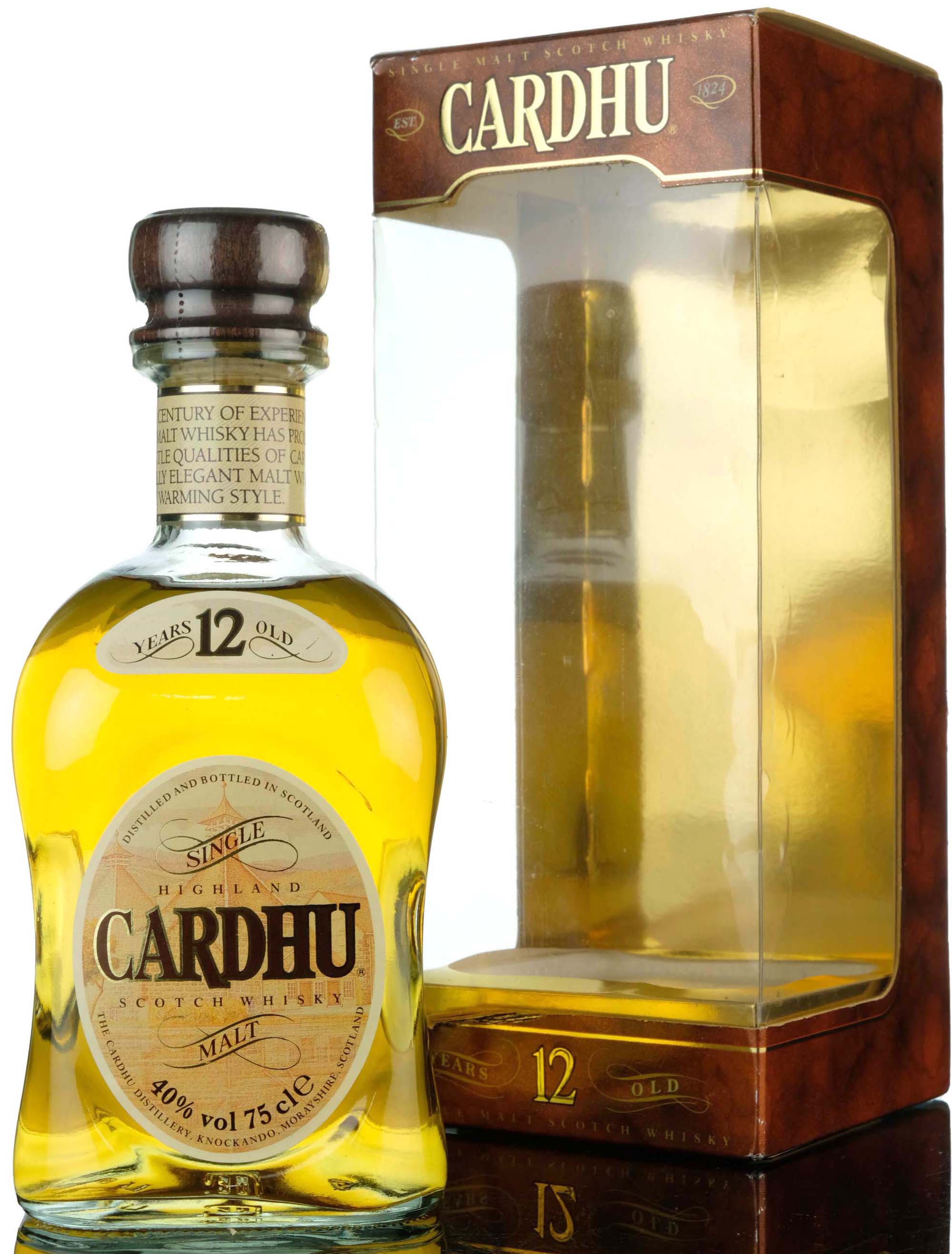 Cardhu 12 Year Old - Circa 1990