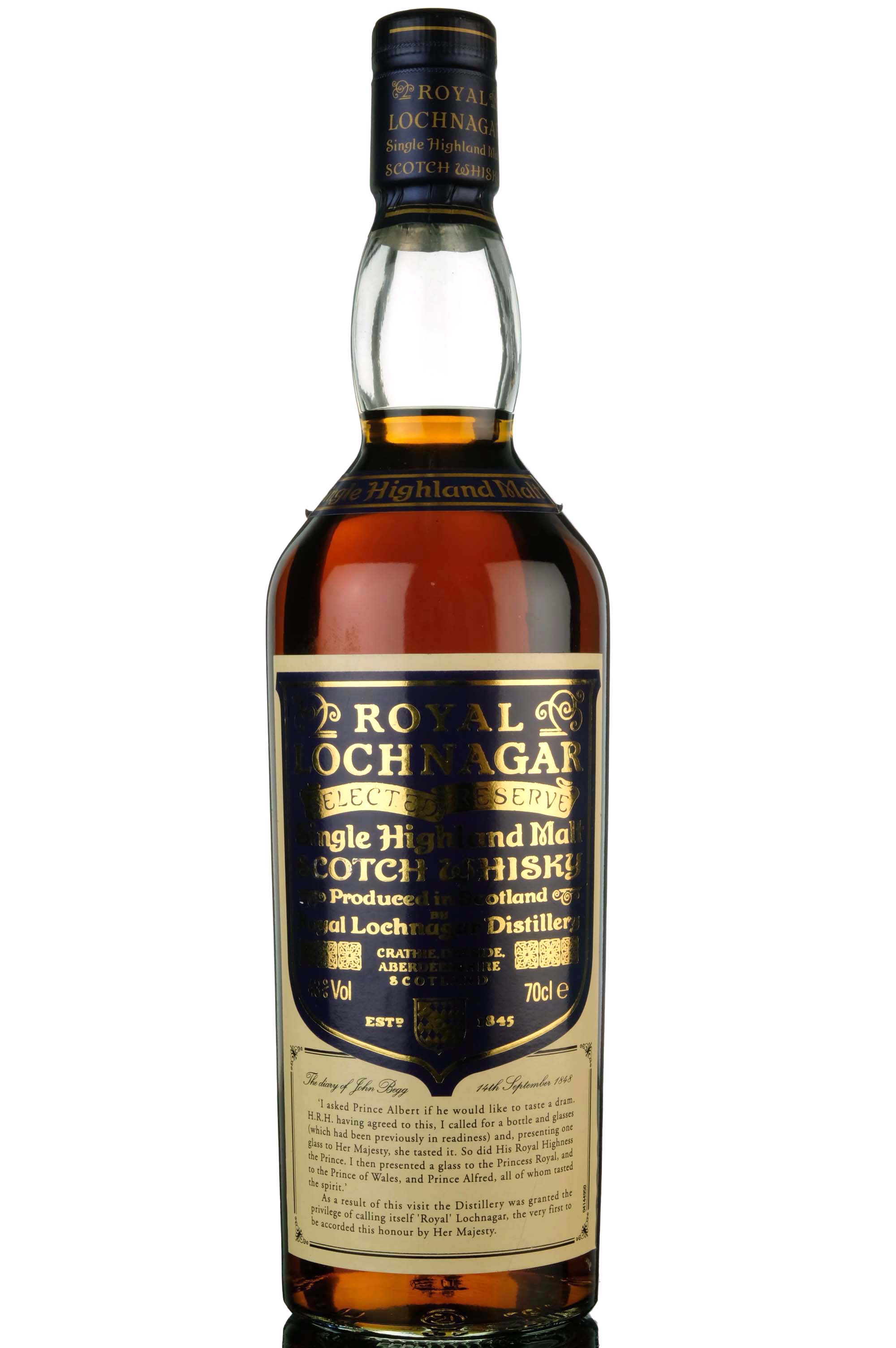 Royal Lochnagar Selected Reserve - Circa 2000