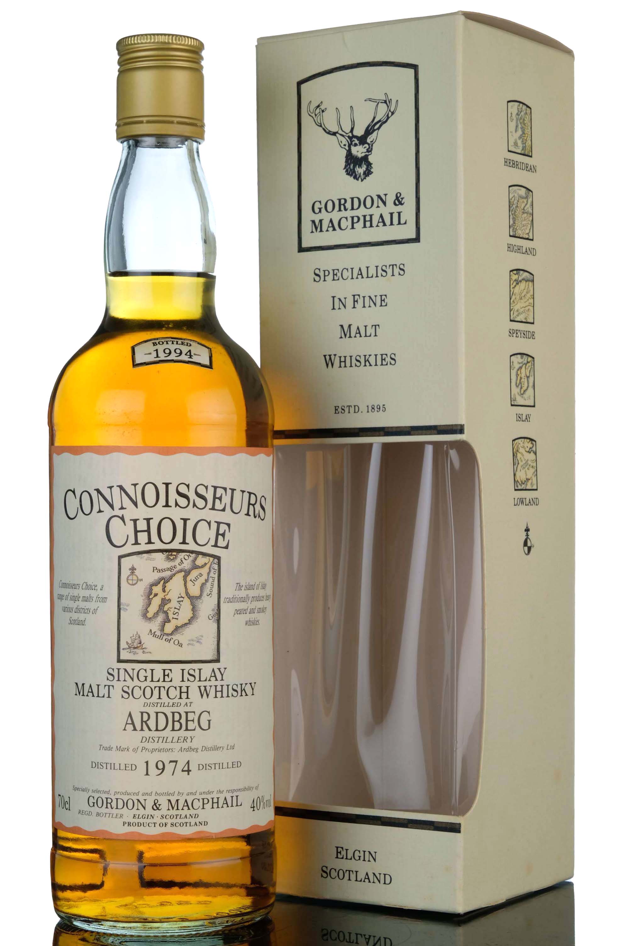 Ardbeg 1974-1994 - Gordon & MacPhail - Connoisseurs Choice