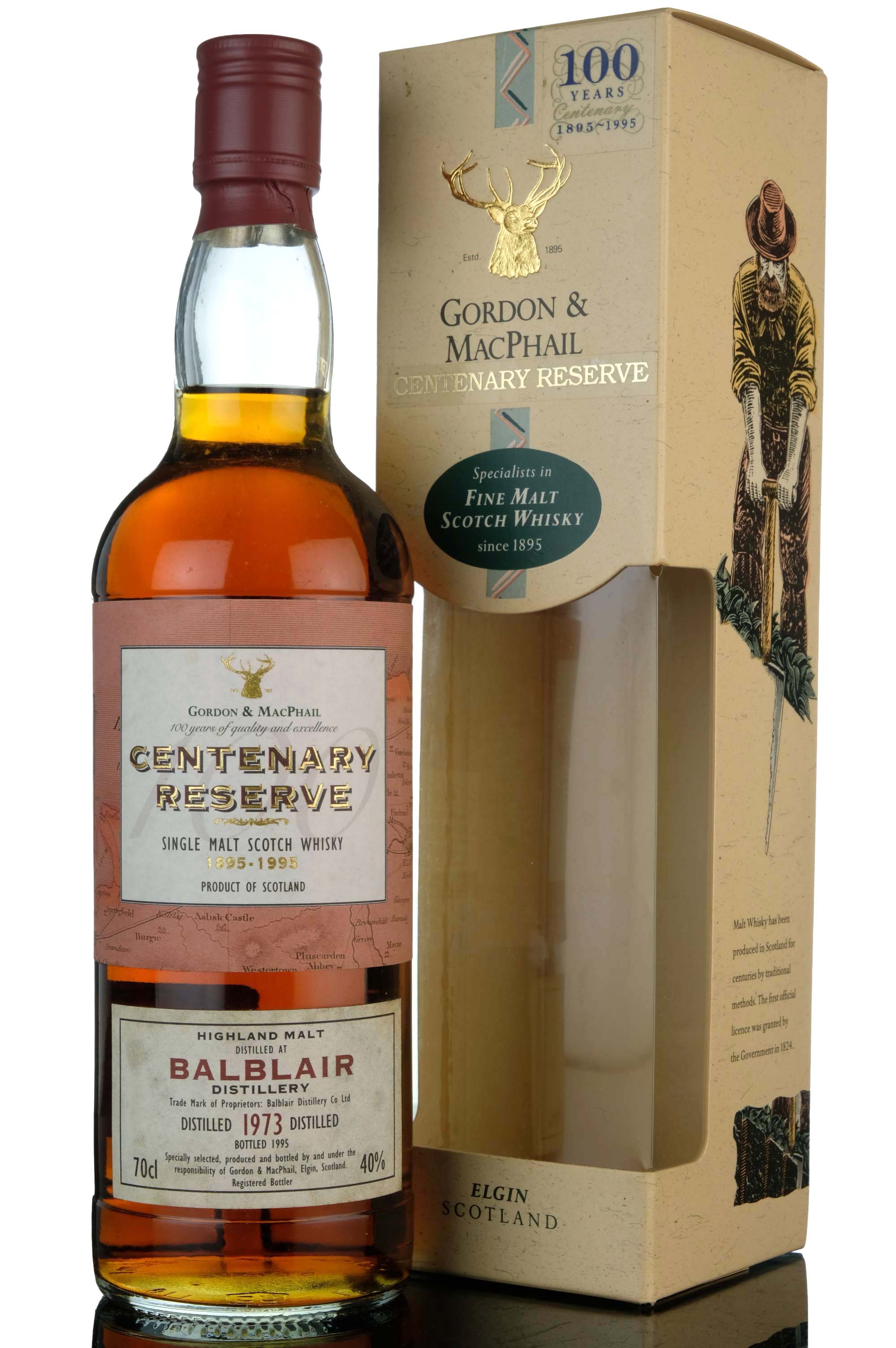 Balblair 1973 - Gordon & MacPhail - Centenary Reserve 1895-1995