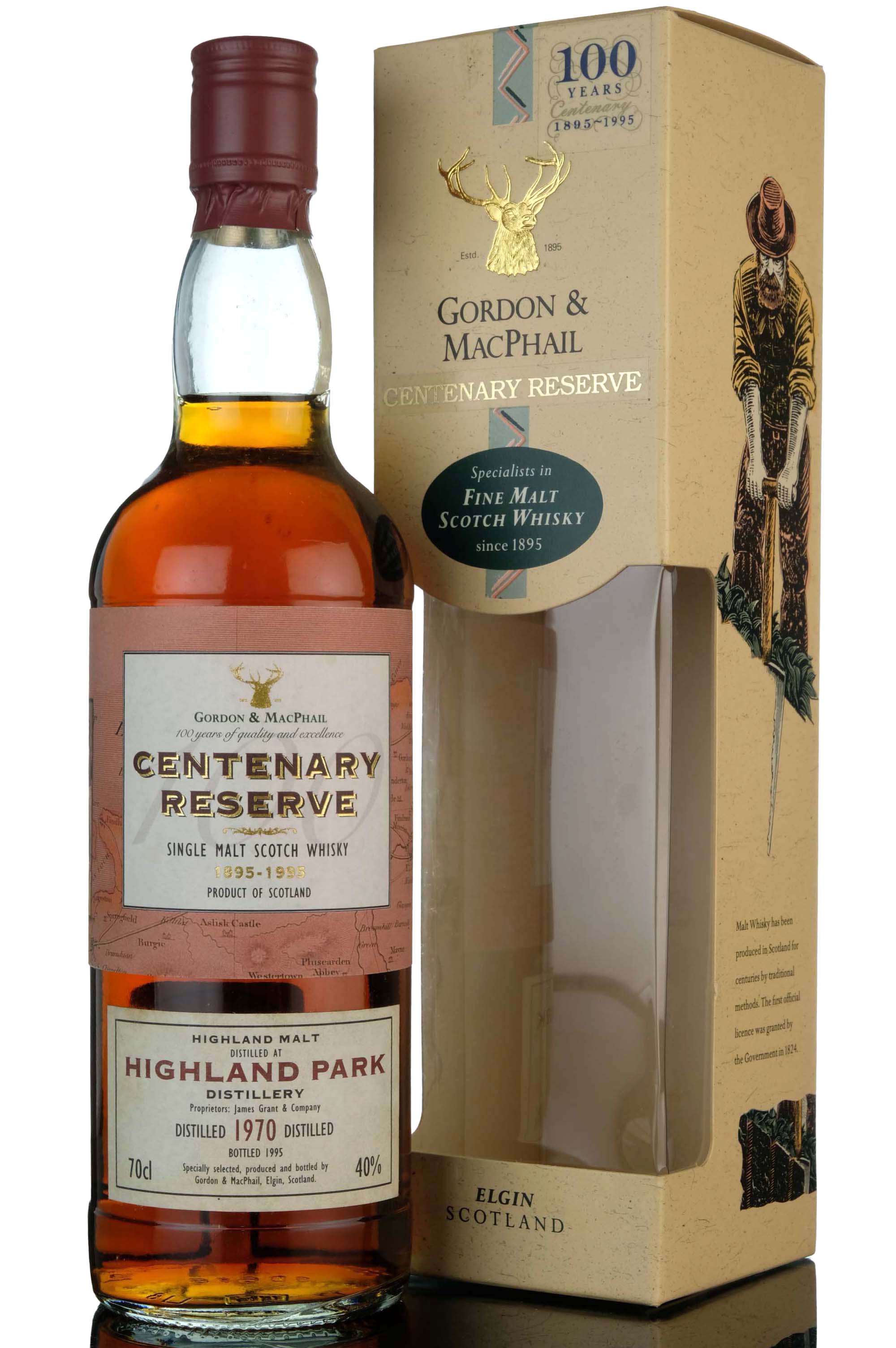 Highland Park 1970 - Gordon & MacPhail - Centenary Reserve 1895-1995