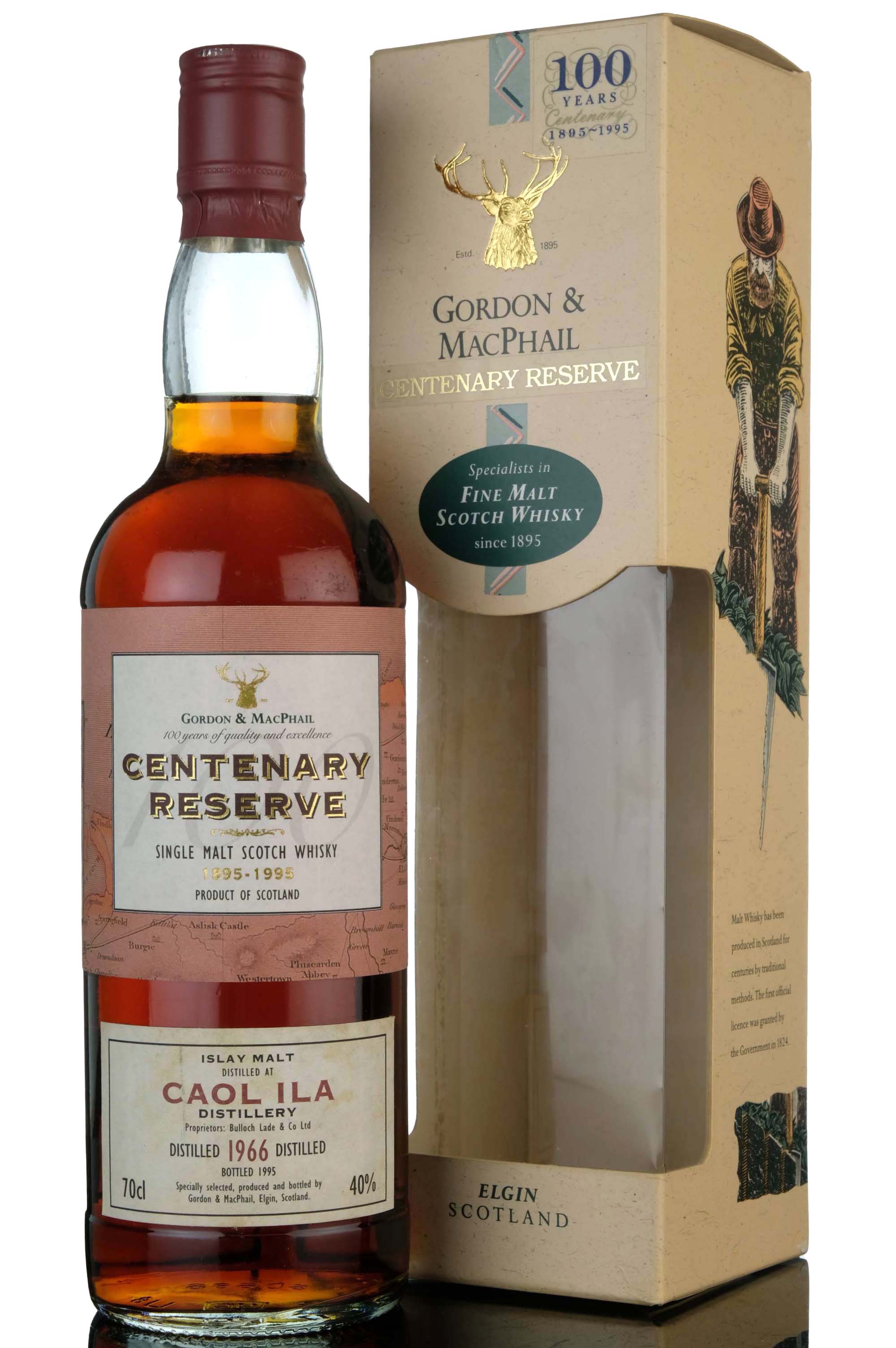 Caol Ila 1966 - Gordon & MacPhail - Centenary Reserve 1895-1995