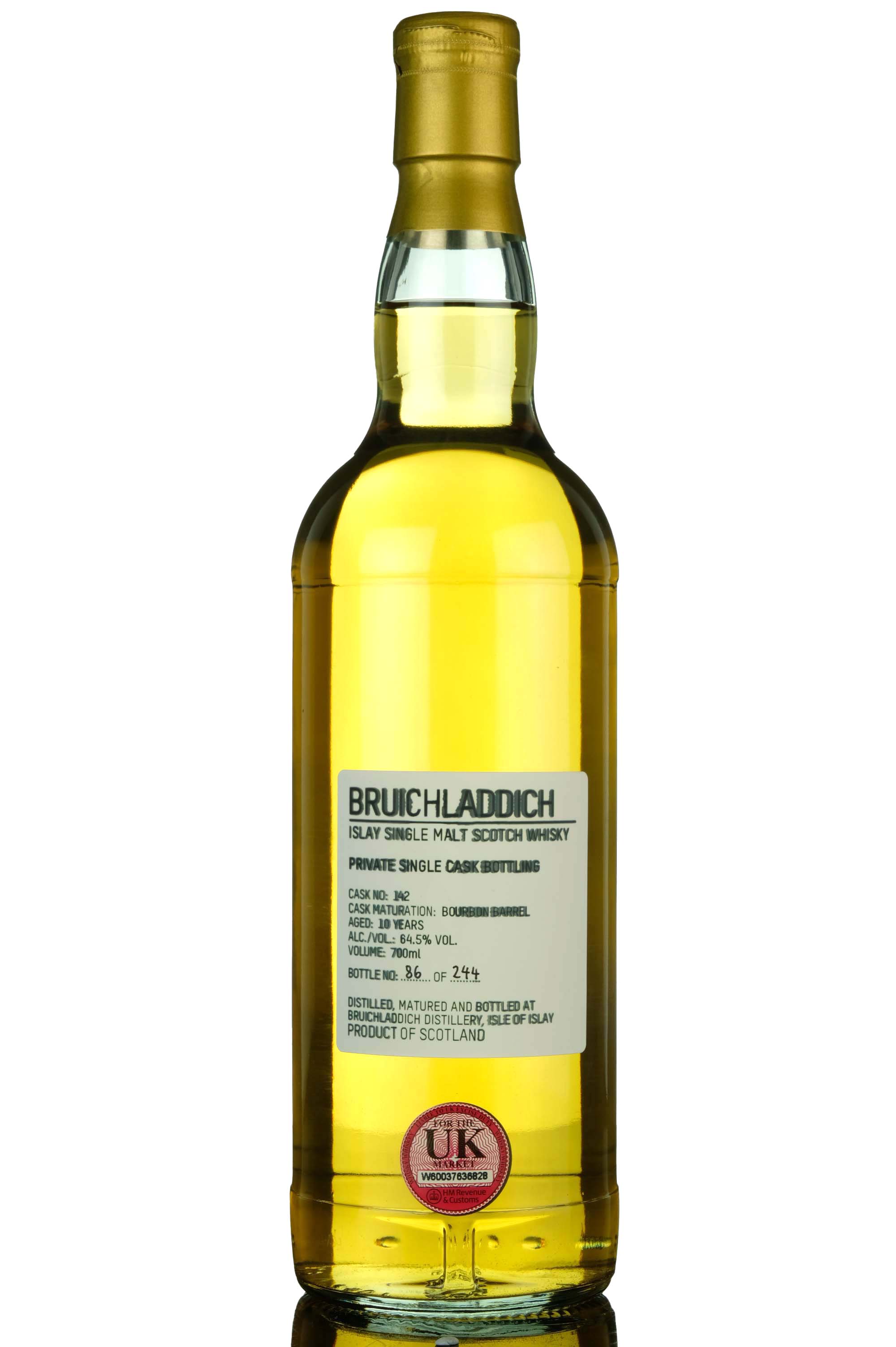 Bruichladdich 10 Year Old - Private Single Cask 142